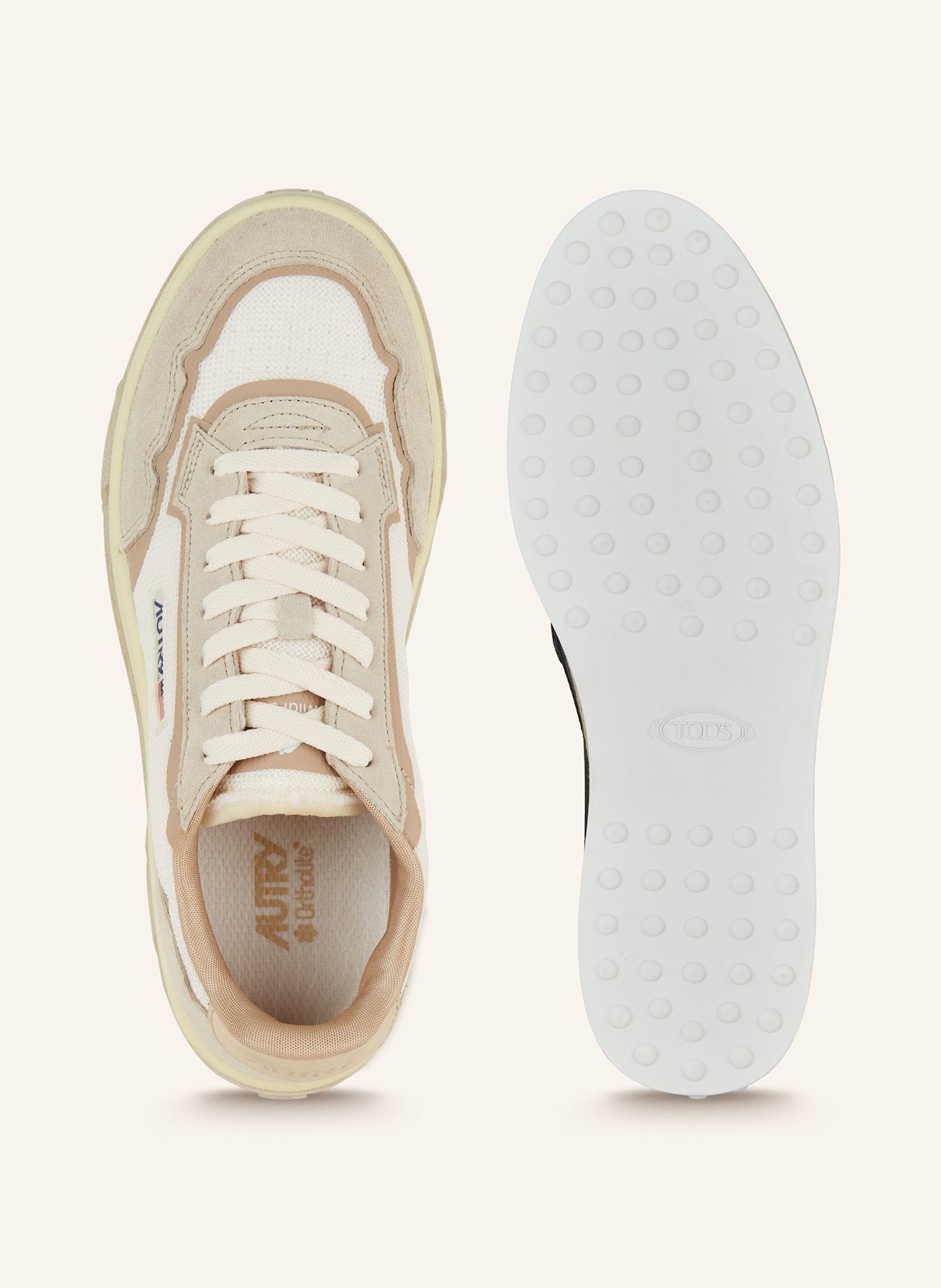 AUTRY Sneaker WILDPACE LOW AK: WEISS/ HELLBRAUN