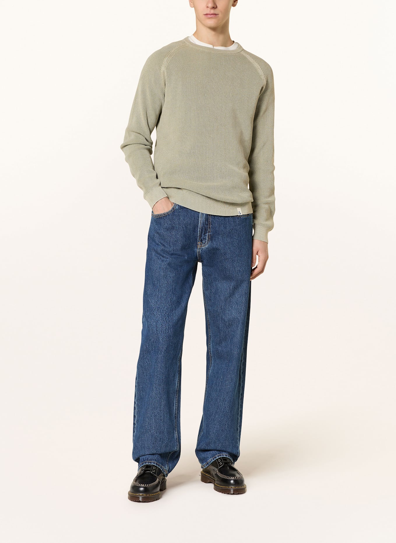 COLOURS & SONS Pullover: HELLGRÜN