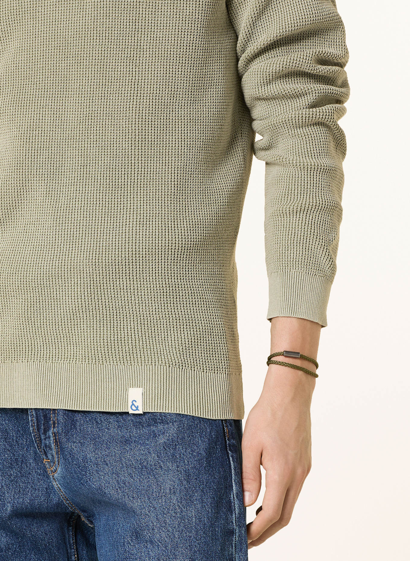 COLOURS & SONS Pullover: HELLGRÜN