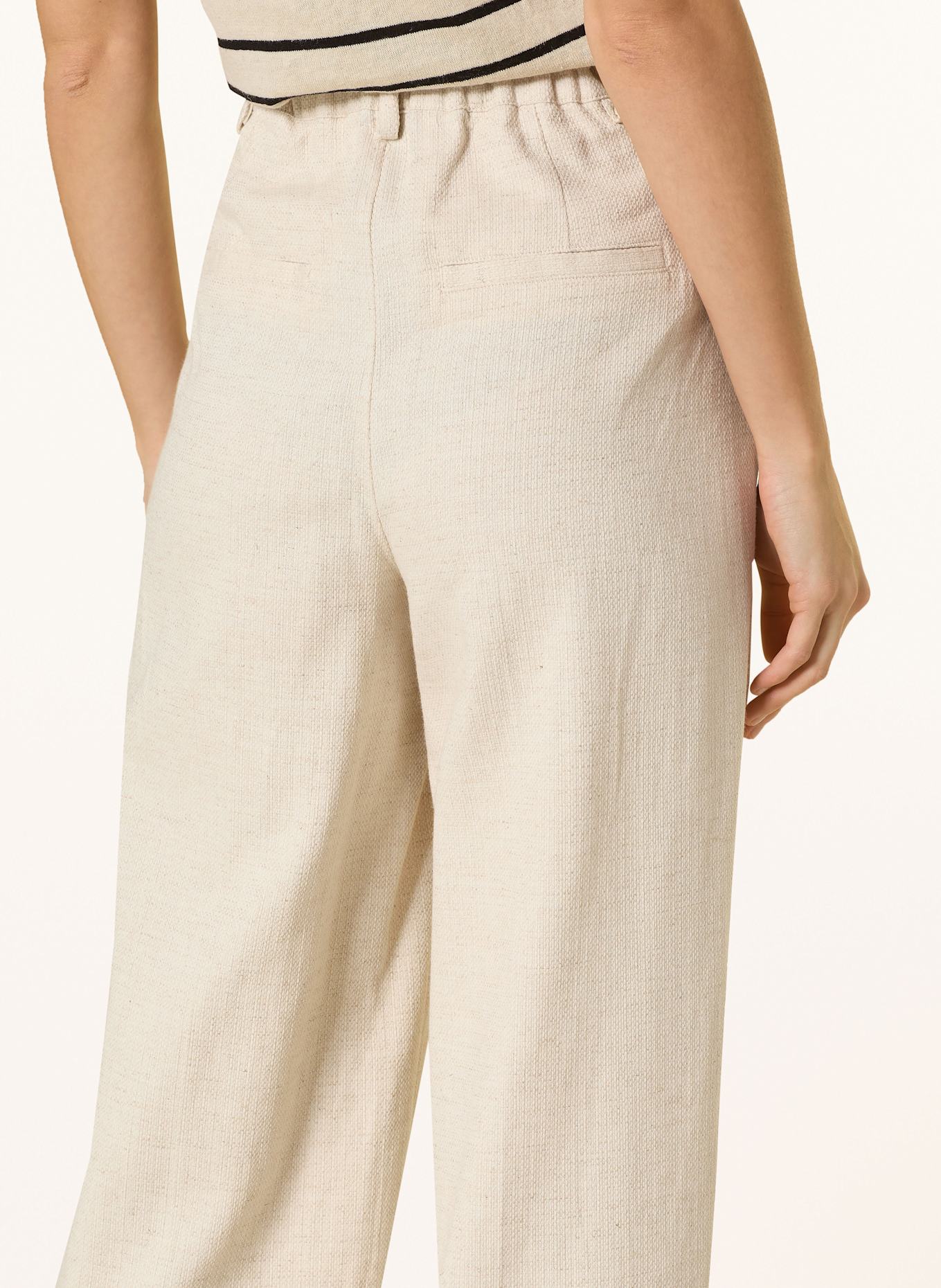 SELECTED Femme Chino kalhoty: BÉŽOVÁ