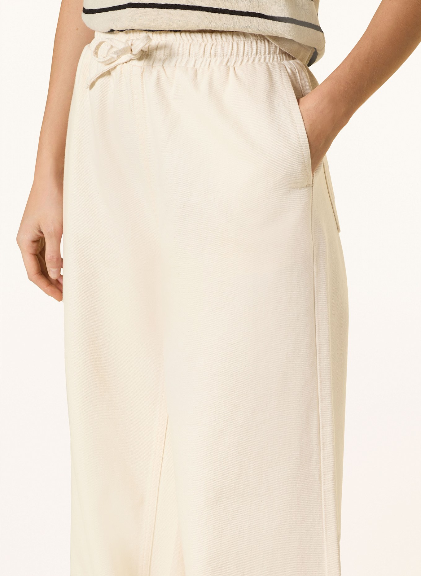 SELECTED Femme Marlenehose: ECRU