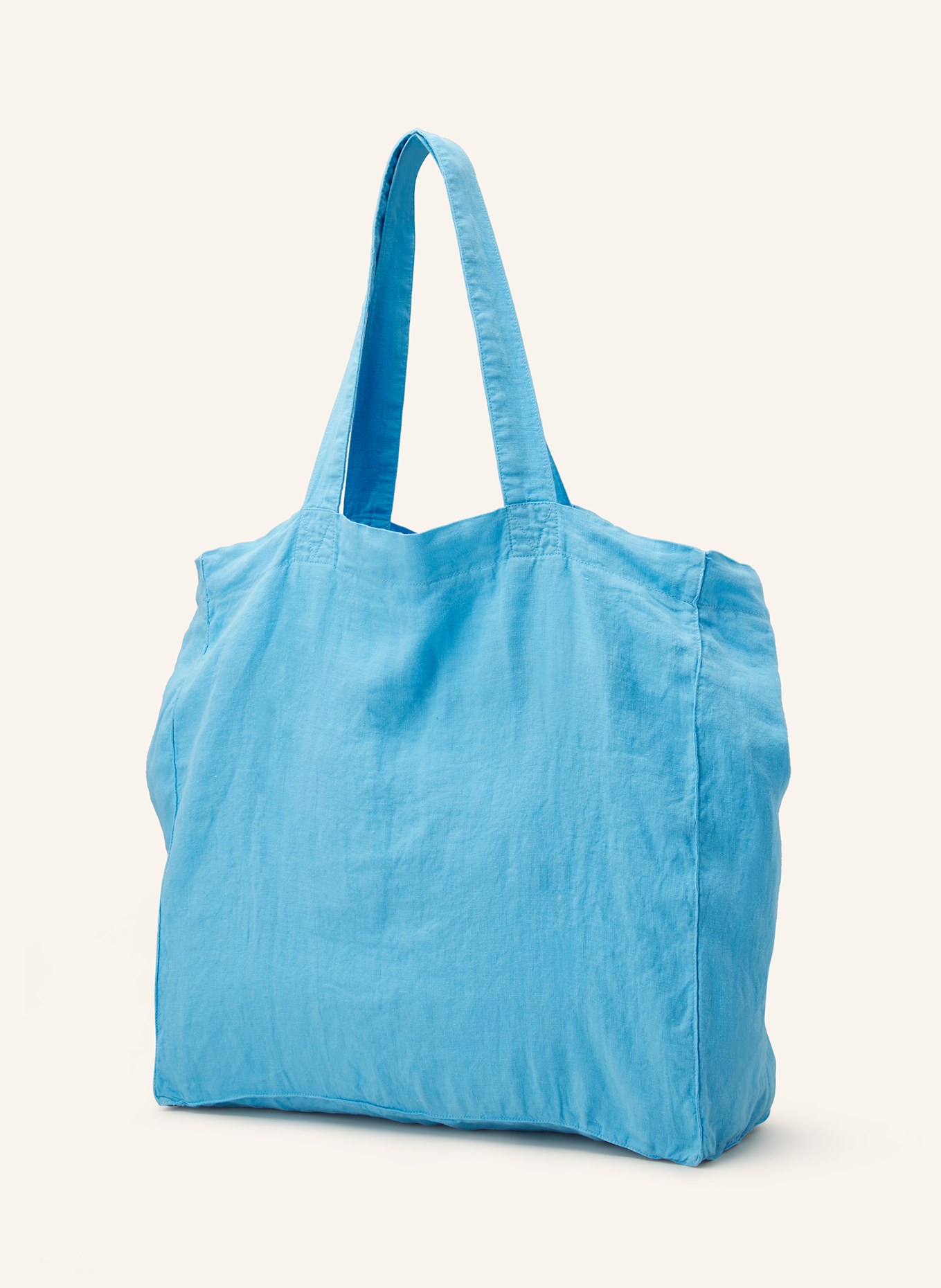 VILEBREQUIN Strandtasche BABEL aus Leinen: HELLBLAU