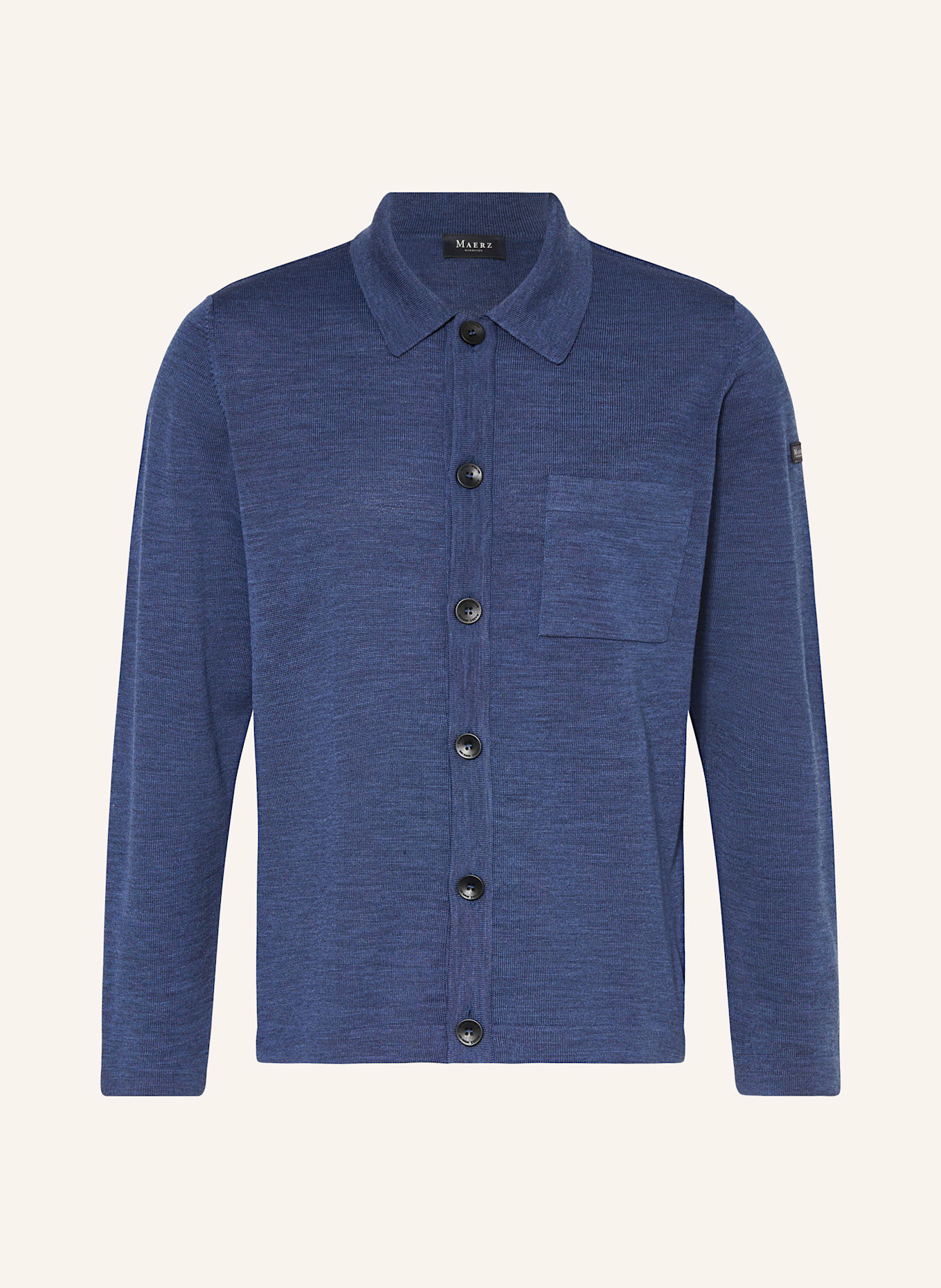 MAERZ MUENCHEN Strickjacke: DUNKELBLAU
