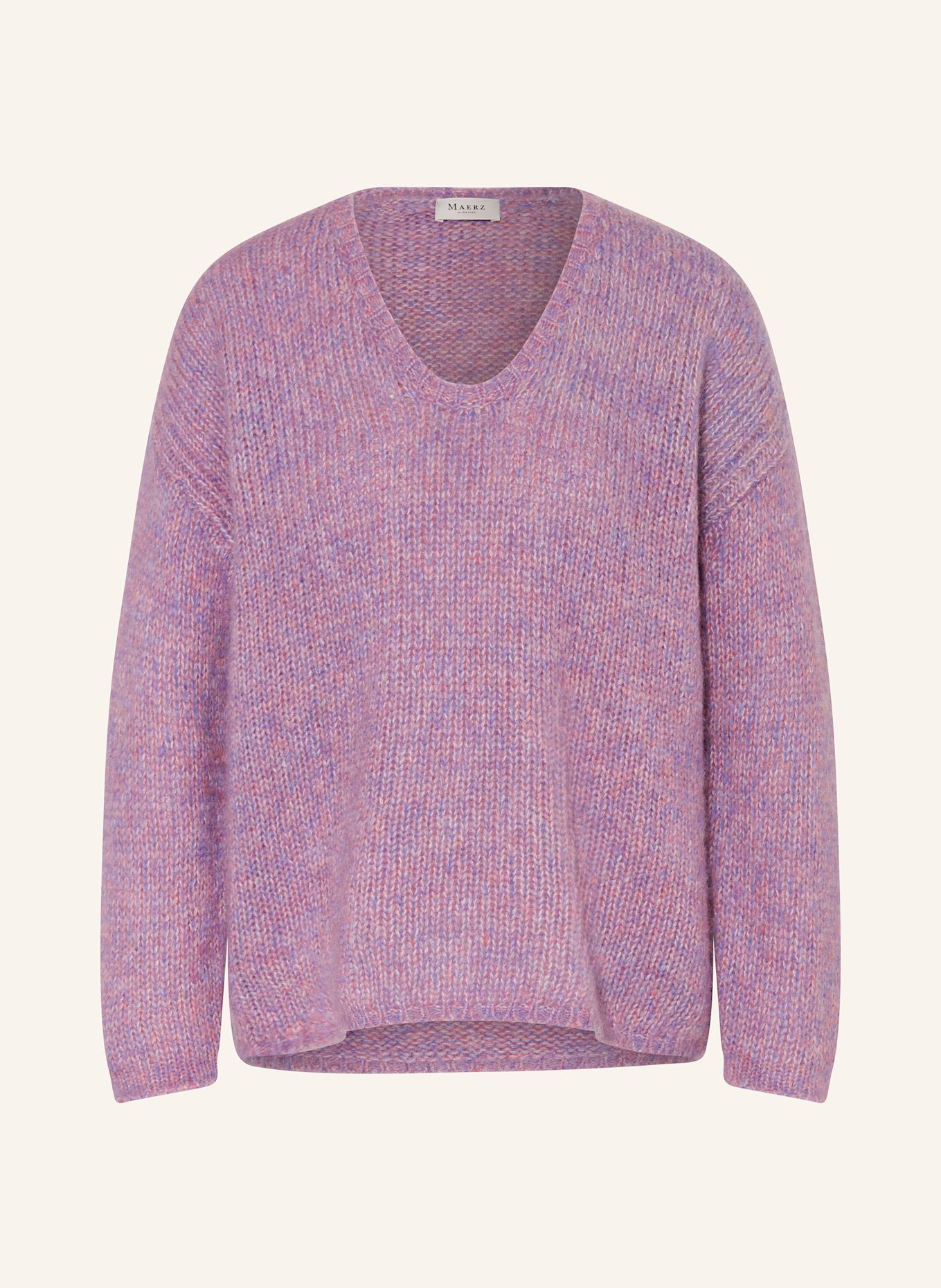 MAERZ MUENCHEN Pullover mit Alpaka: LILA/ PINK