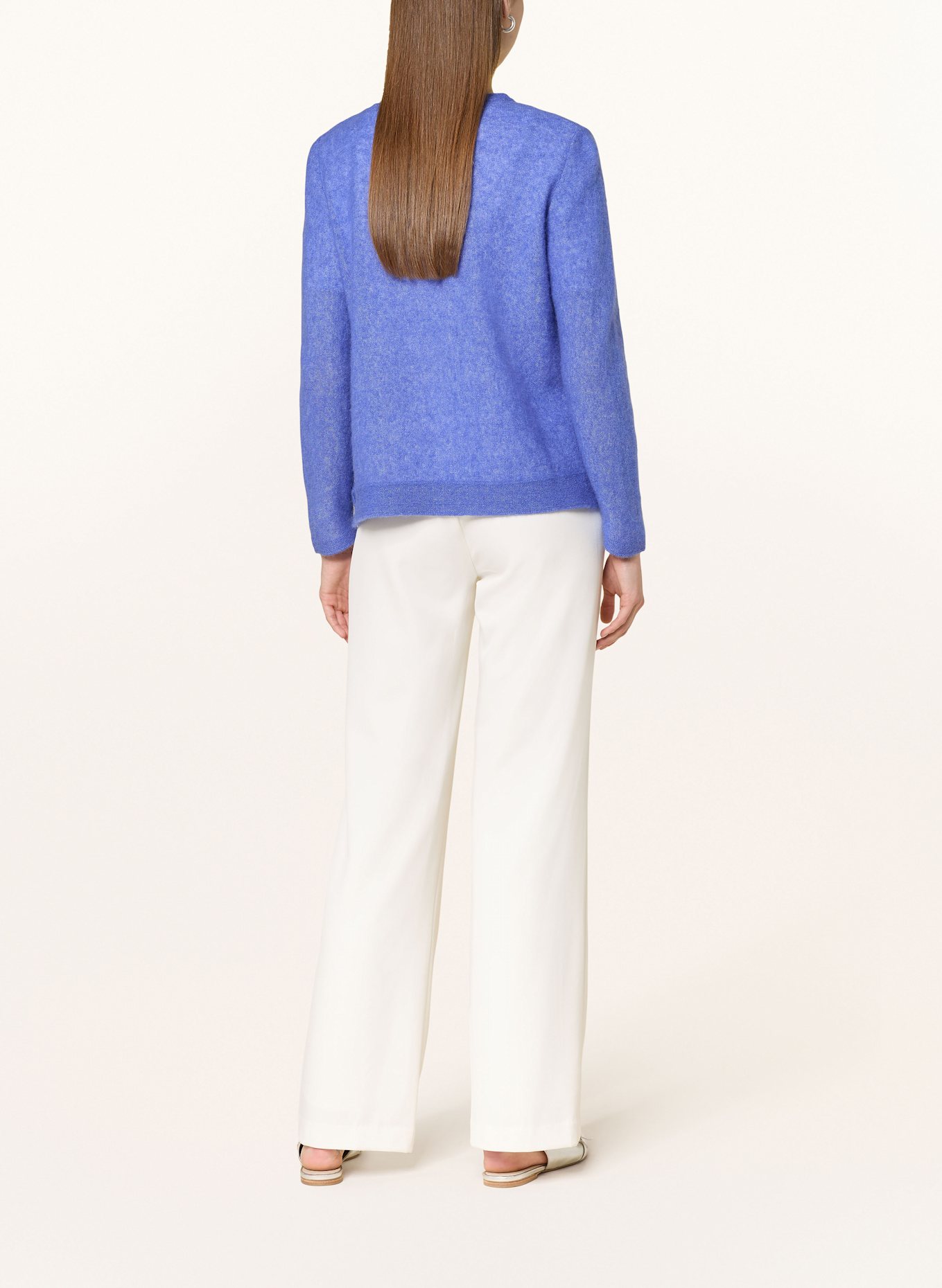 MAERZ MUENCHEN Strickjacke mit Alpaka: BLAU