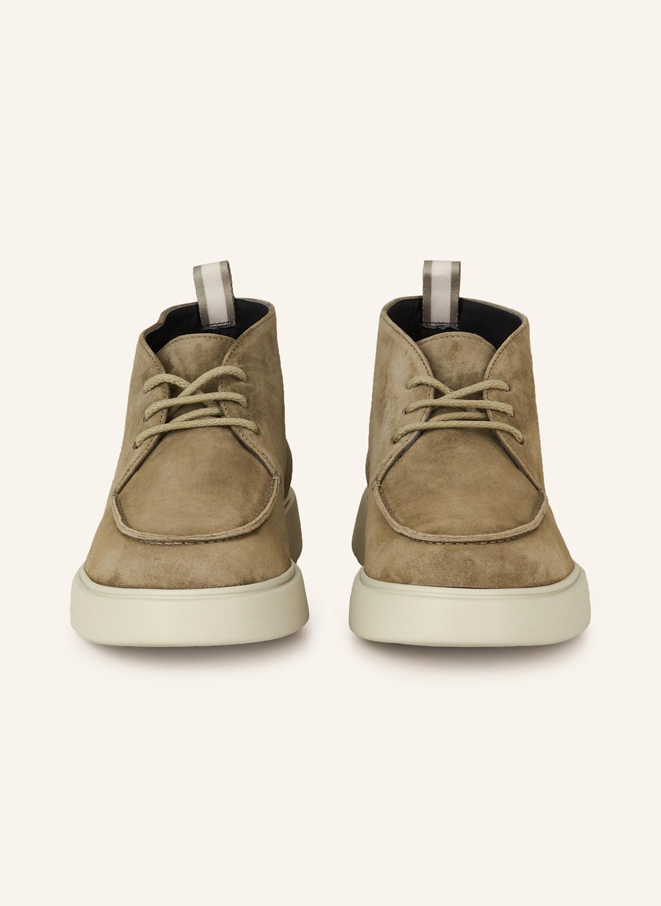 OFFICINE CREATIVE Botki zamszowe FRAME: OLIWKOWY