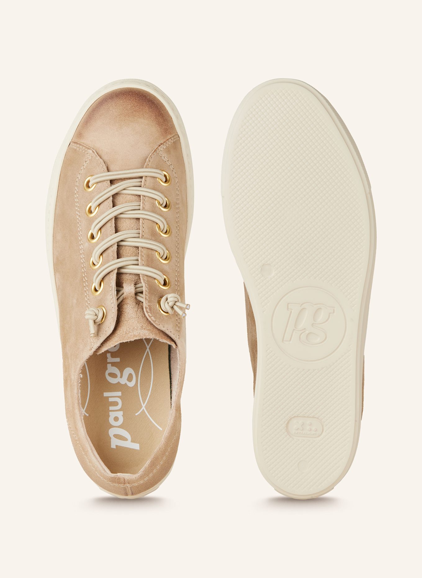 paul green Sneakers: BEIGE