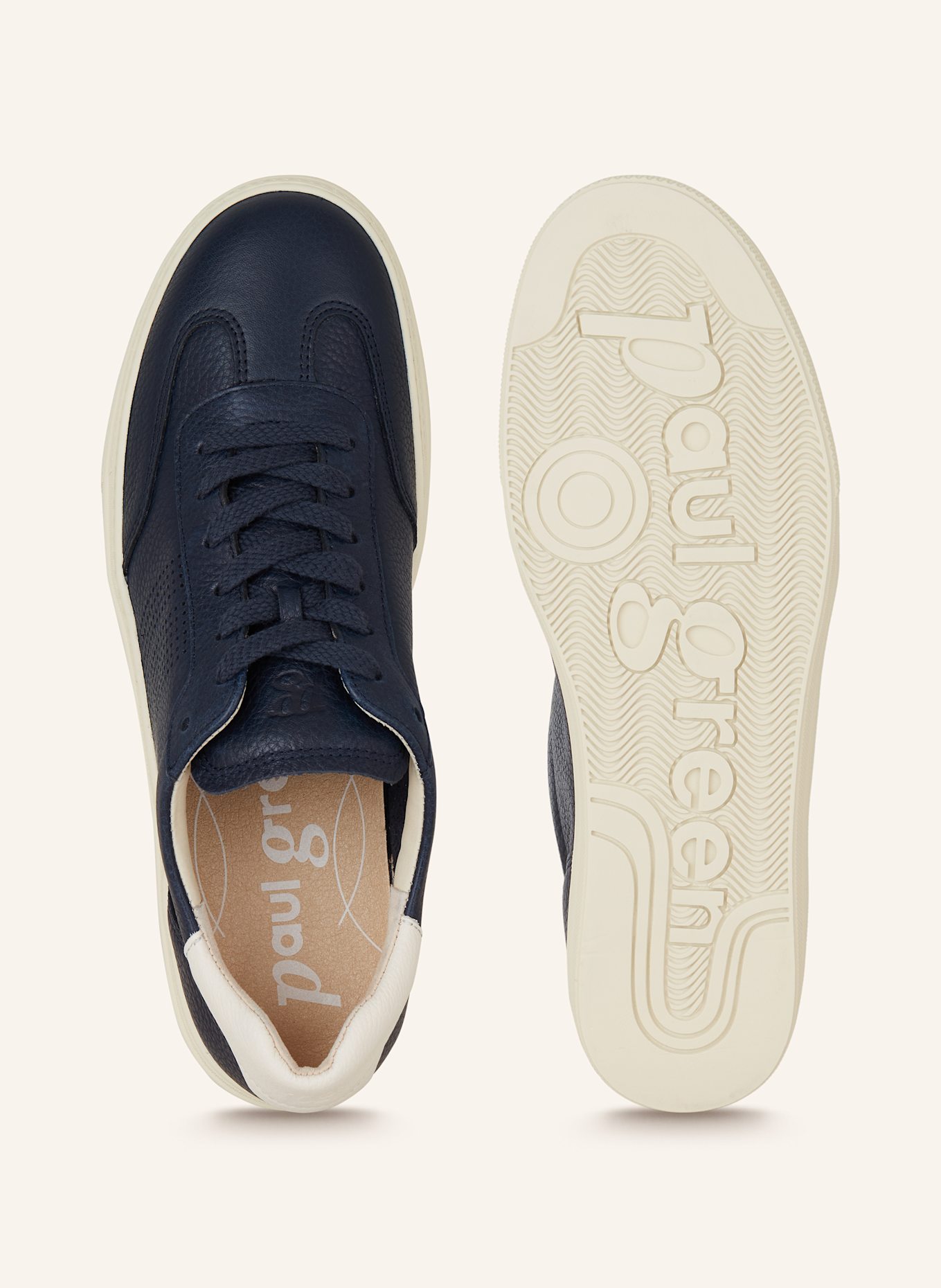 paul green Sneakers: DARK BLUE / WHITE