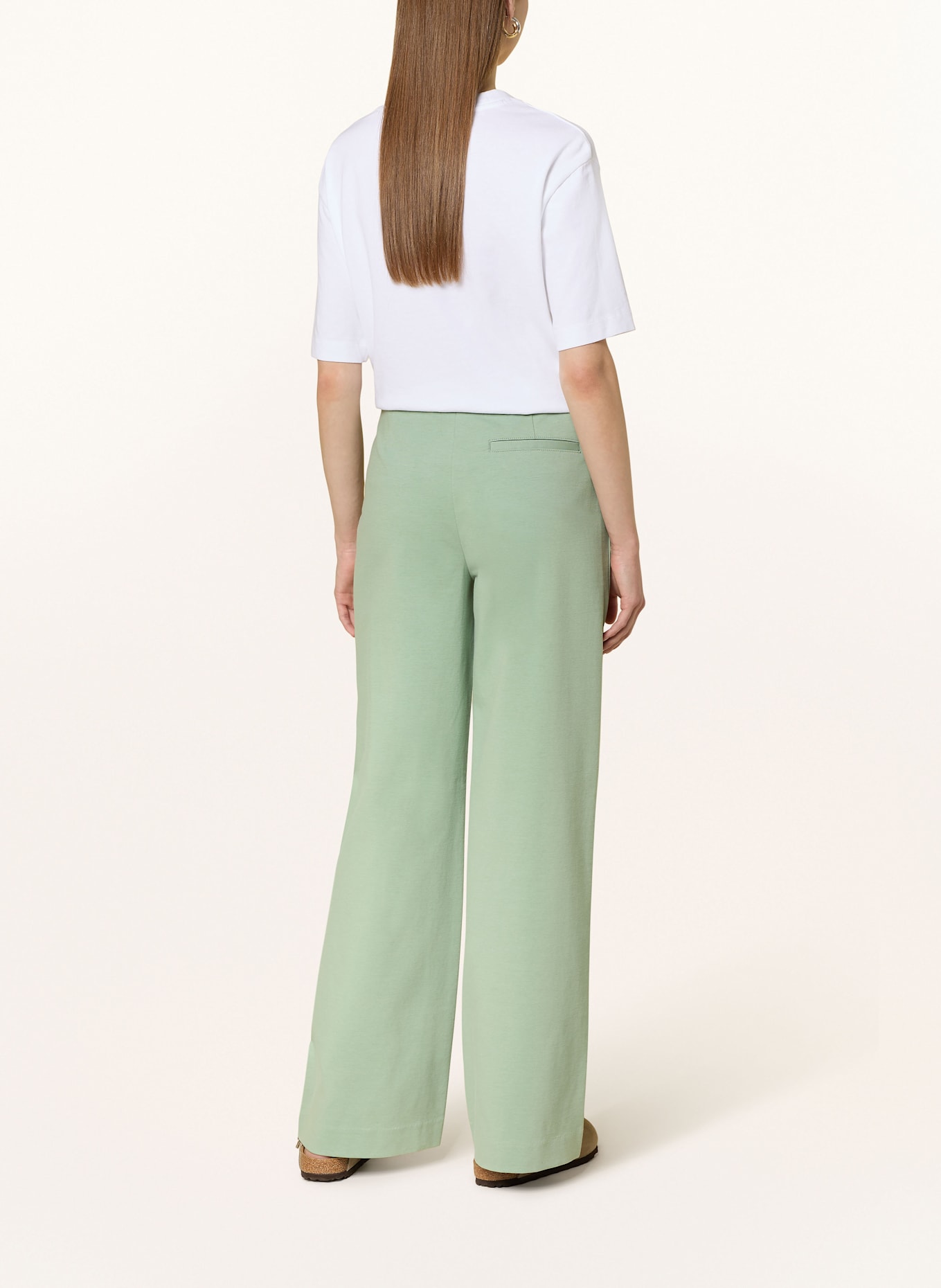 Marc O'Polo Wide leg trousers: MINT