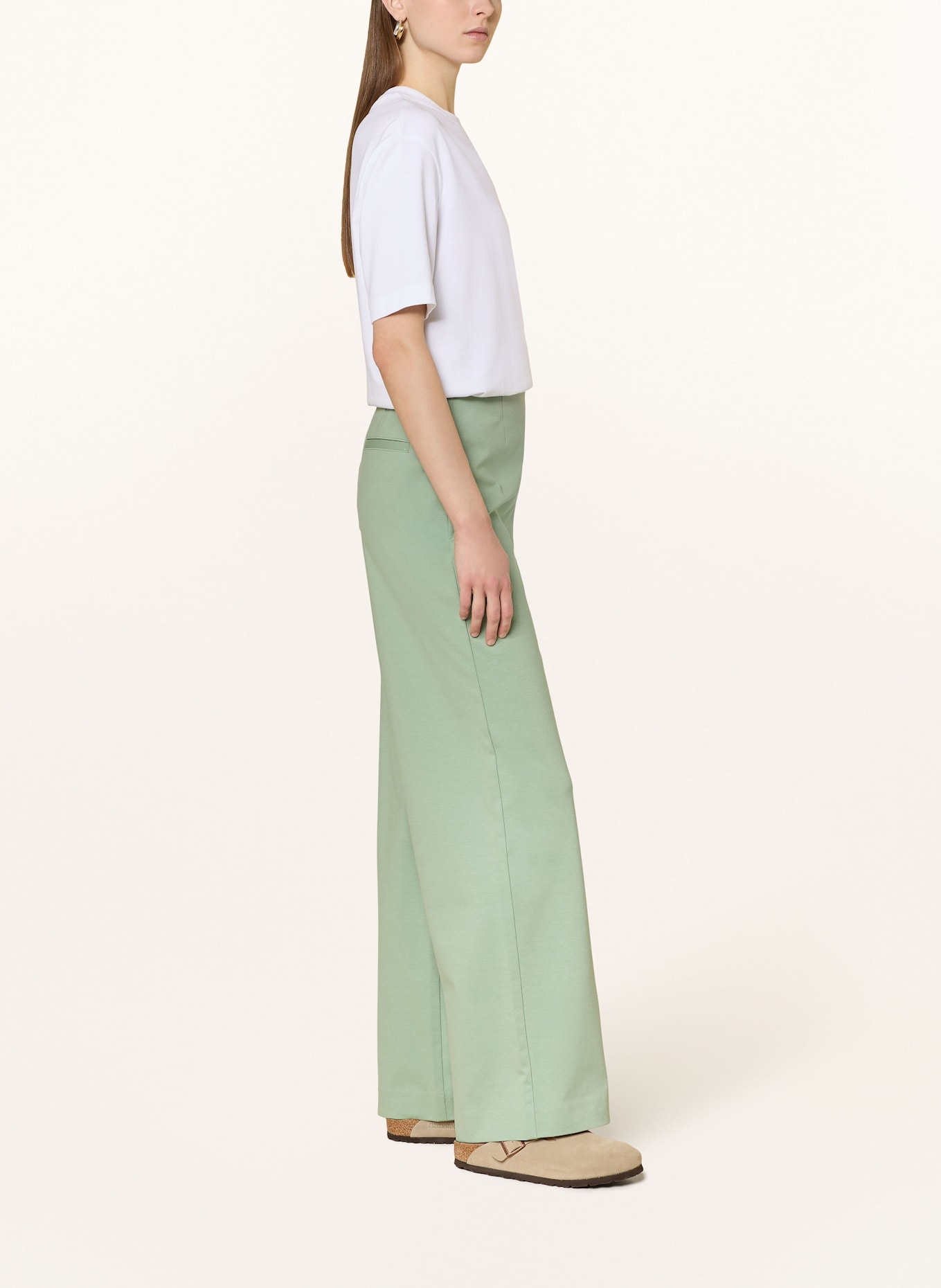 Marc O'Polo Wide leg trousers: MINT