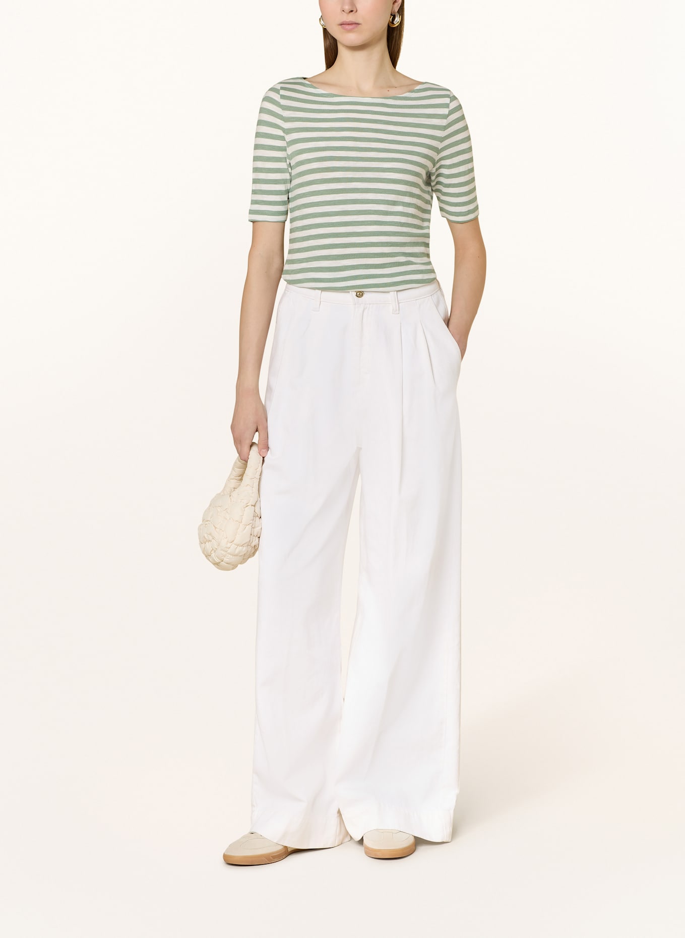 Marc O'Polo T-shirt: ECRU / MINT