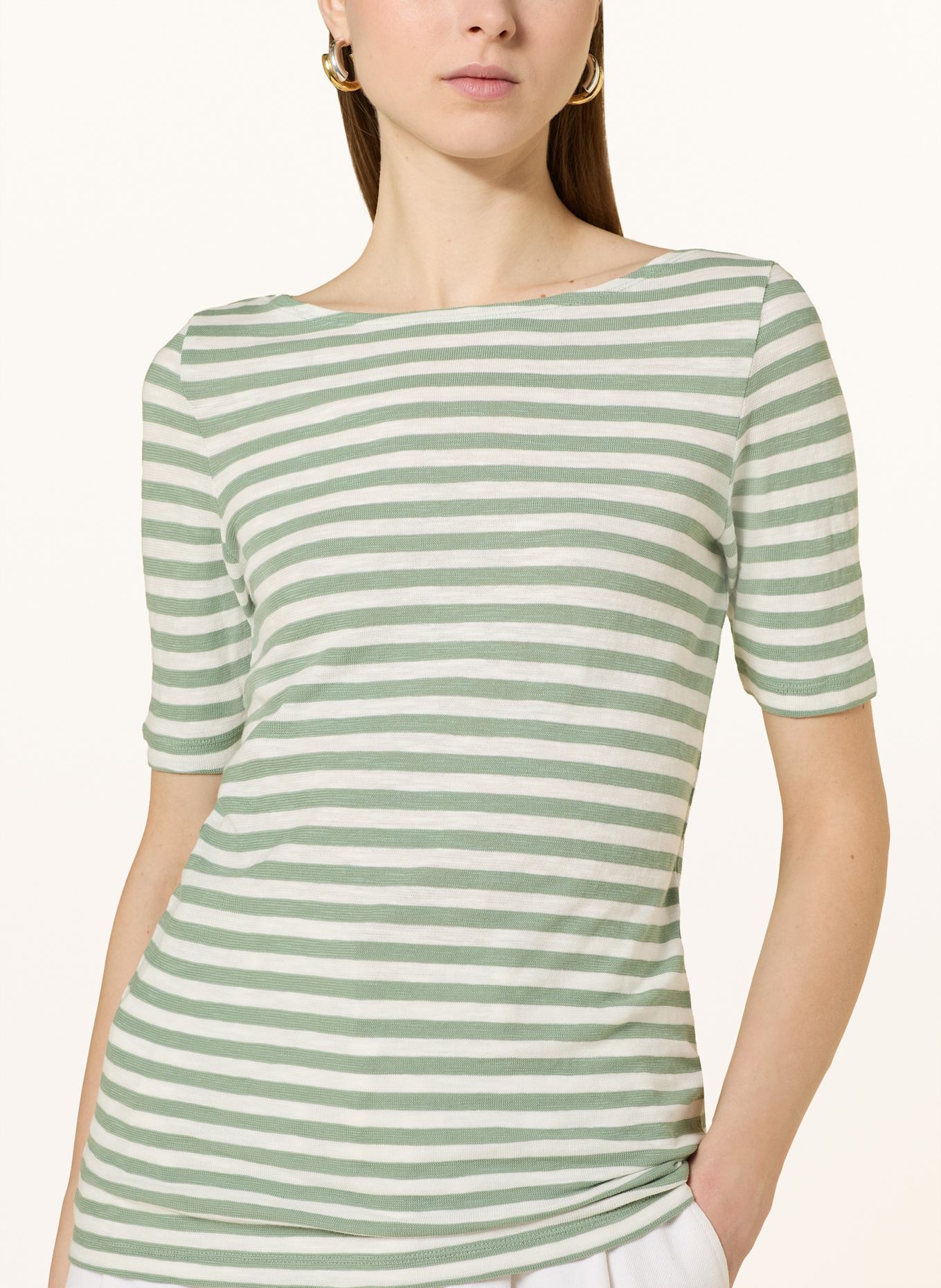 Marc O'Polo T-shirt: ECRU / MINT