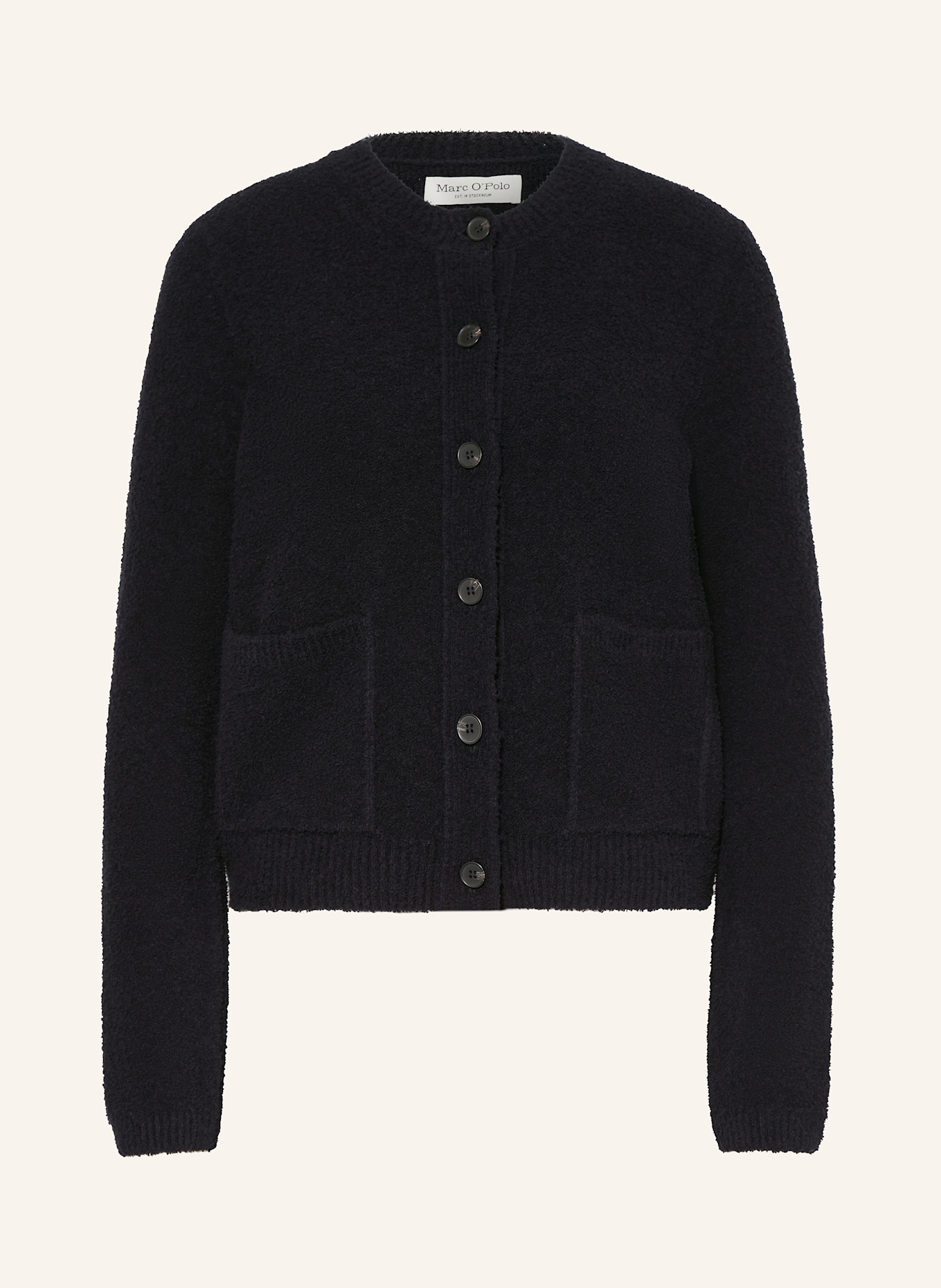 Marc O'Polo Pletený kardigan: TMAVĚ MODRÁ