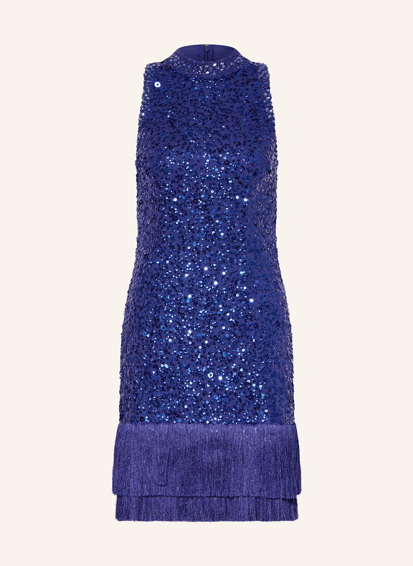 ADRIANNA PAPELL Robe à paillettes: BLEU