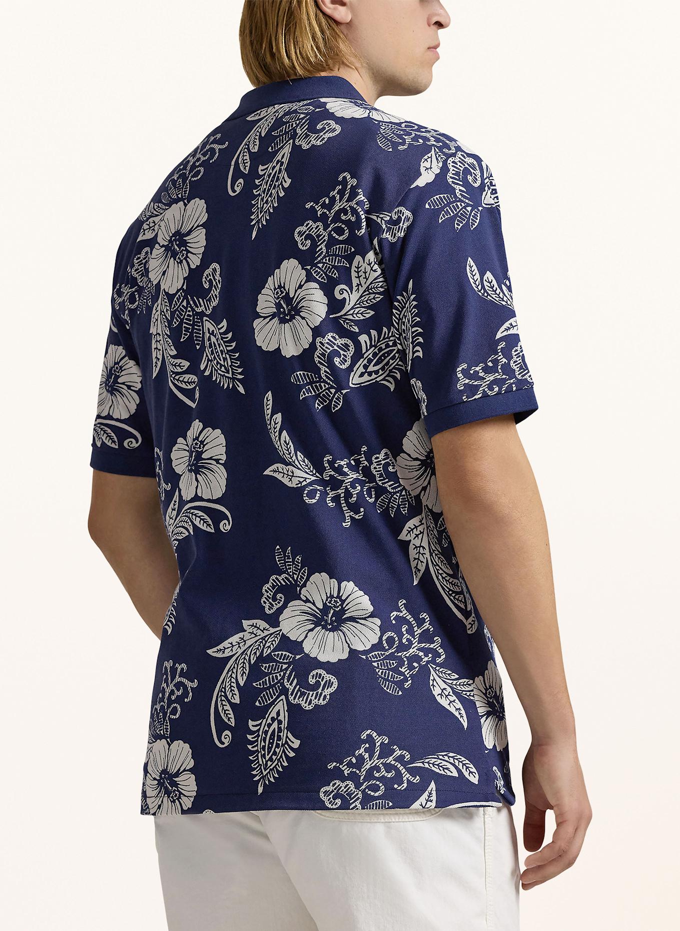 POLO RALPH LAUREN Big & Tall Piqué-Poloshirt: DUNKELBLAU/ WEISS