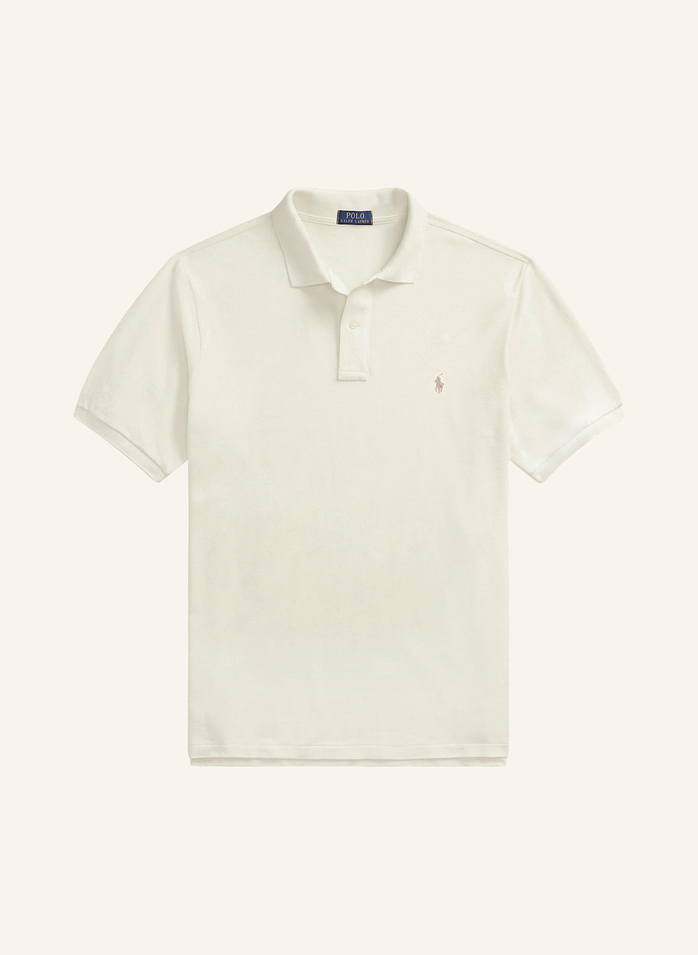 POLO RALPH LAUREN Big & Tall Piqué-Poloshirt: ECRU