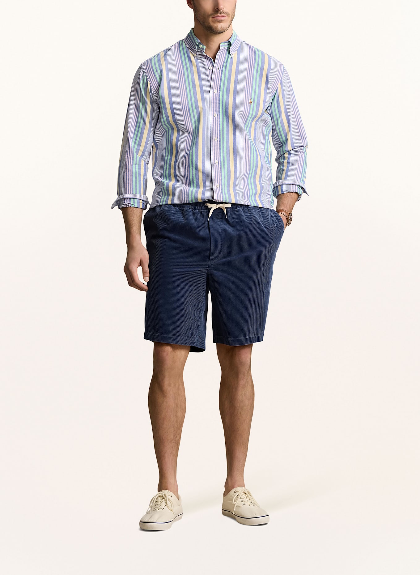 POLO RALPH LAUREN Big & Tall Cordshorts Classic Fit: DUNKELBLAU