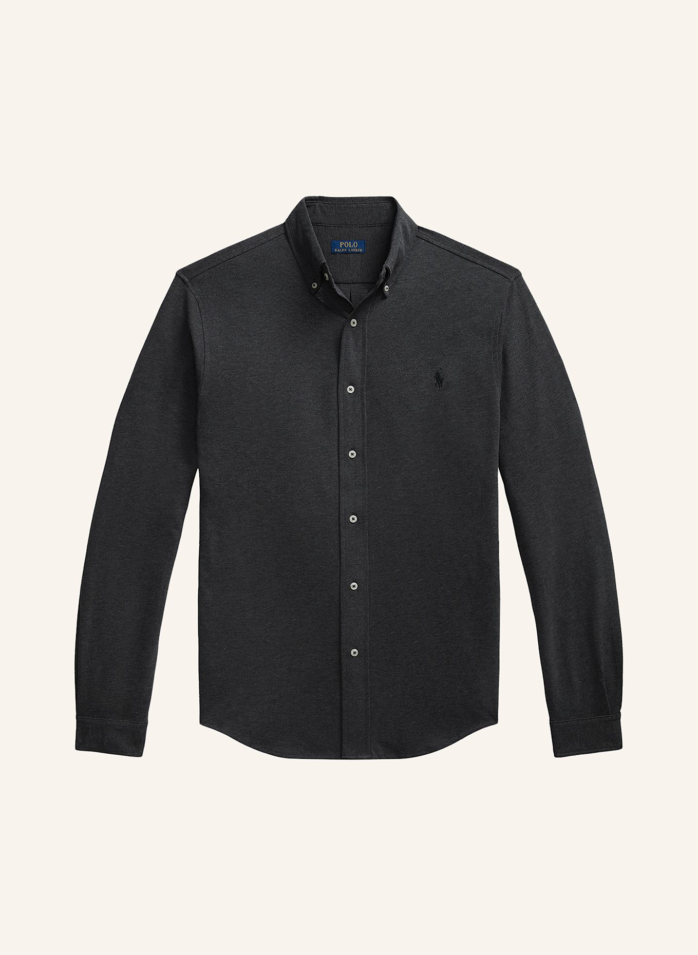 POLO RALPH LAUREN Big & Tall Piqué-Hemd: GRAU