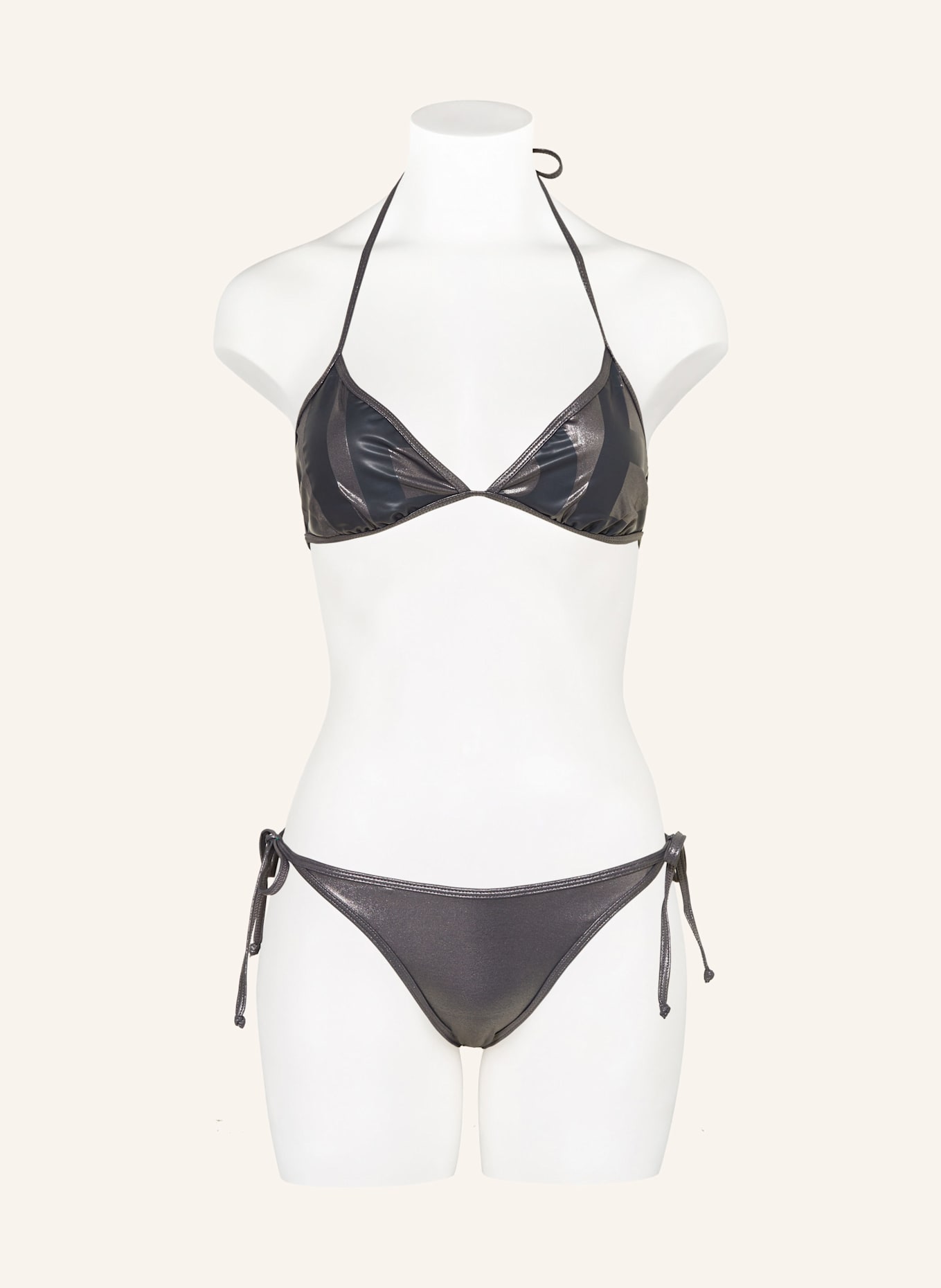 Black pvc bikini top discount