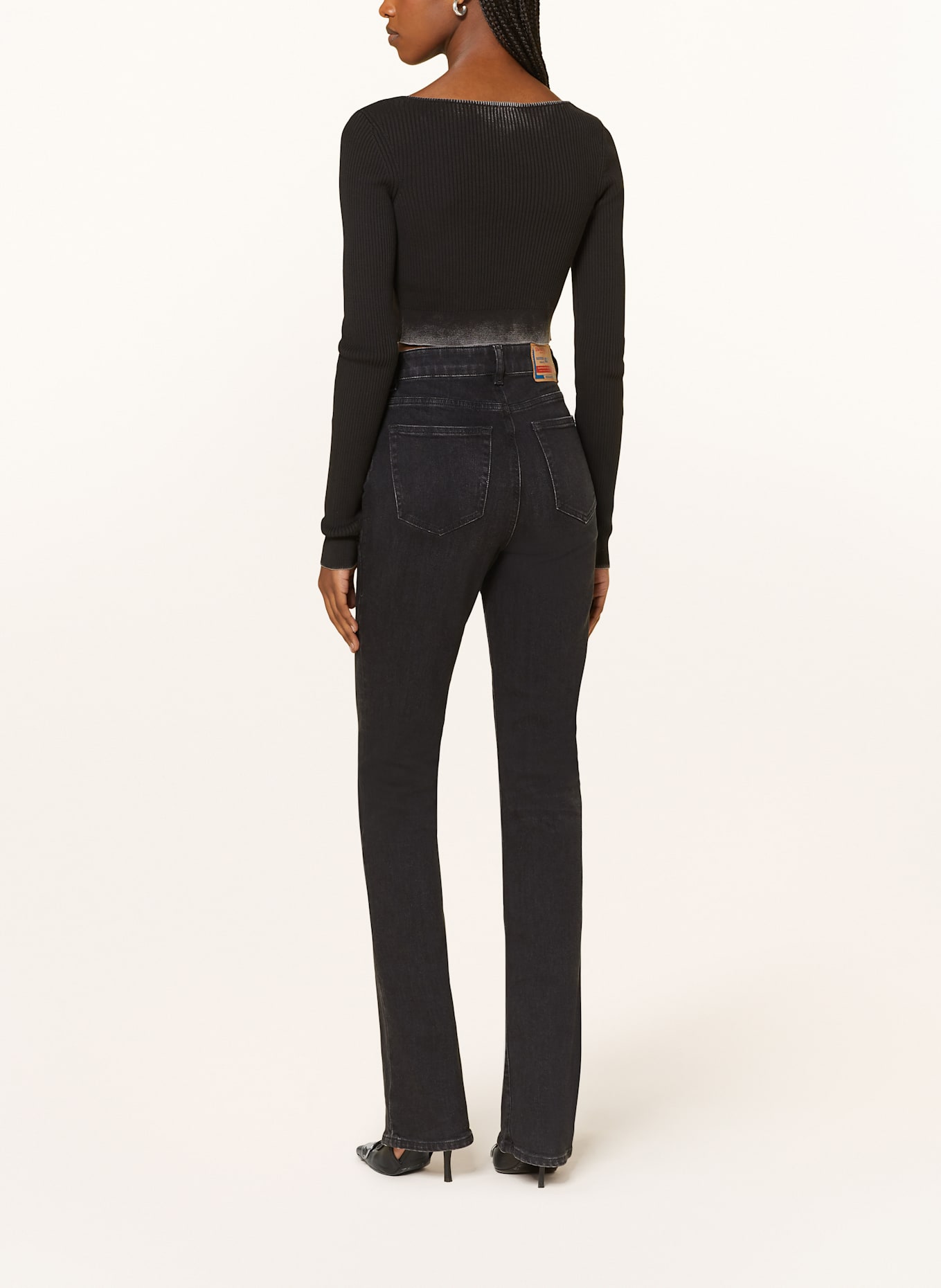 DIESEL Straight jeans D-ESCRIPTION: 02 BLACK/DENIM