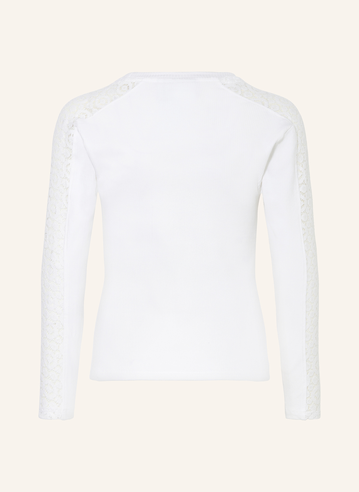 VINGINO Longsleeve JAISA mit Spitze: WEISS