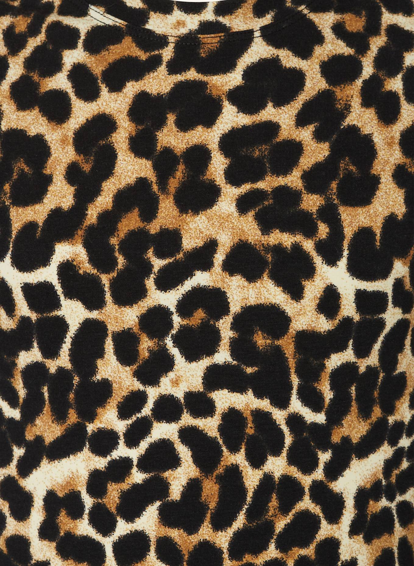 BLUE EFFECT Cropped-Longsleeve: HELLGELB / BRAUN / SCHWARZ