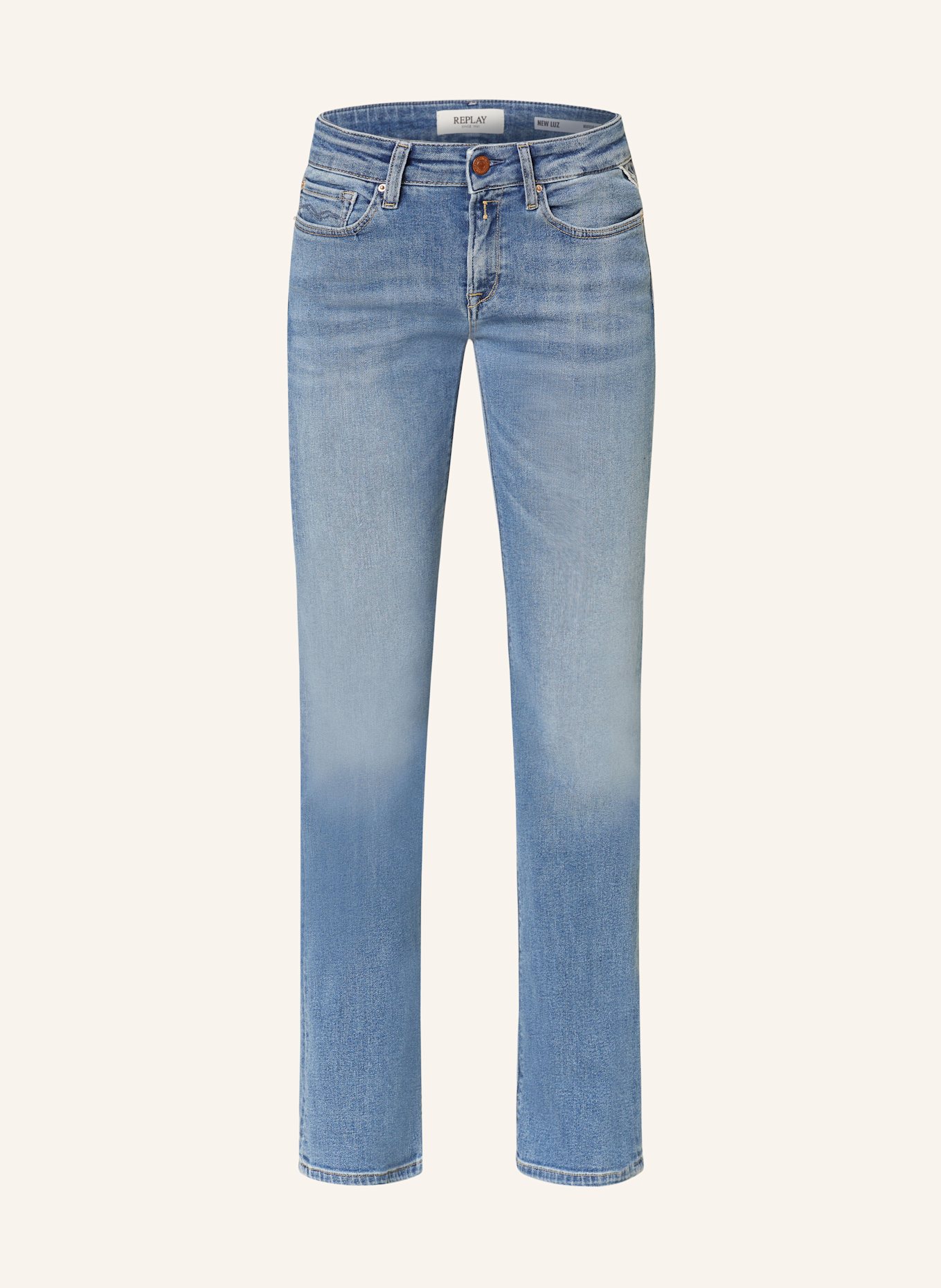 REPLAY Bootcut Jeans NEW LUZ: 009 MEDIUM BLUE
