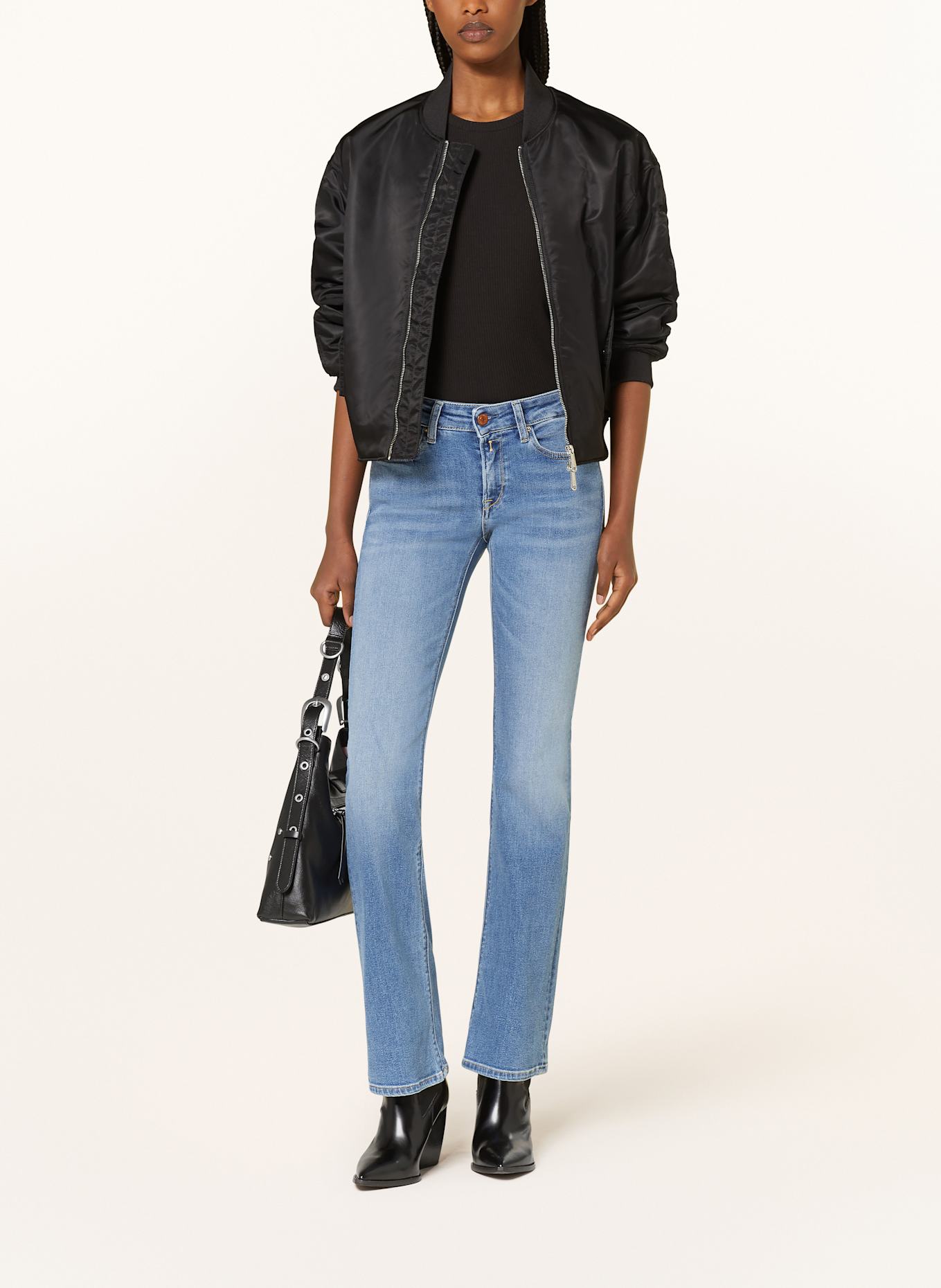 REPLAY Bootcut Jeans NEW LUZ: 009 MEDIUM BLUE