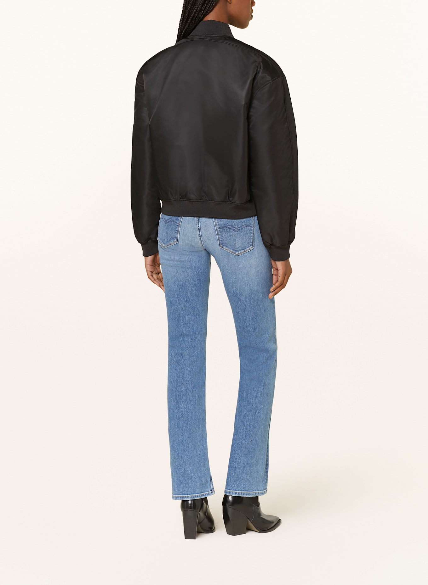 REPLAY Bootcut Jeans NEW LUZ: 009 MEDIUM BLUE