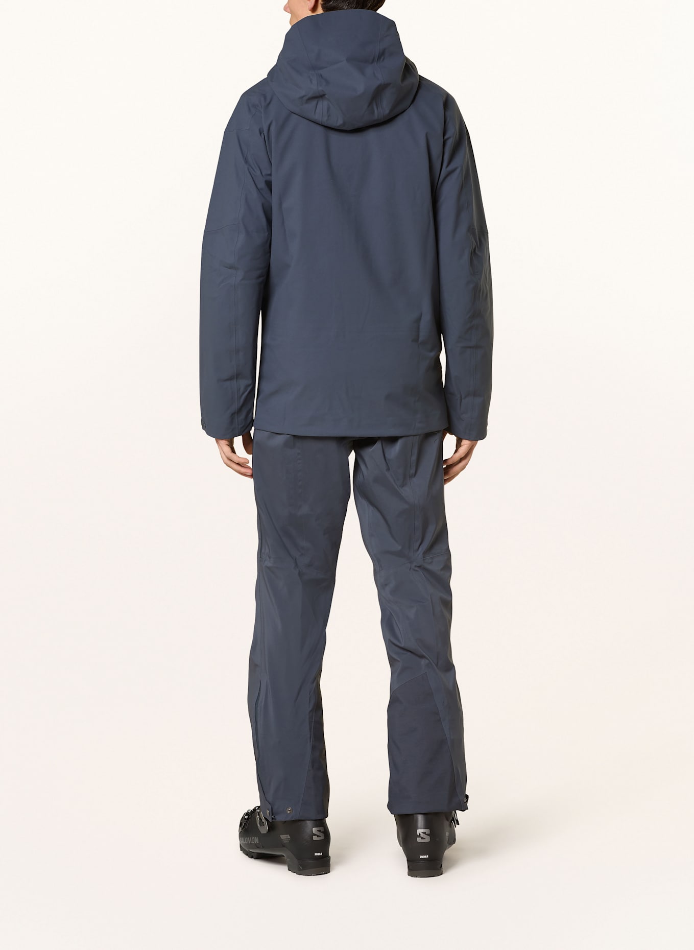 patagonia Skijacke SNOWDRIFTER: BLAUGRAU/ DUNKELORANGE