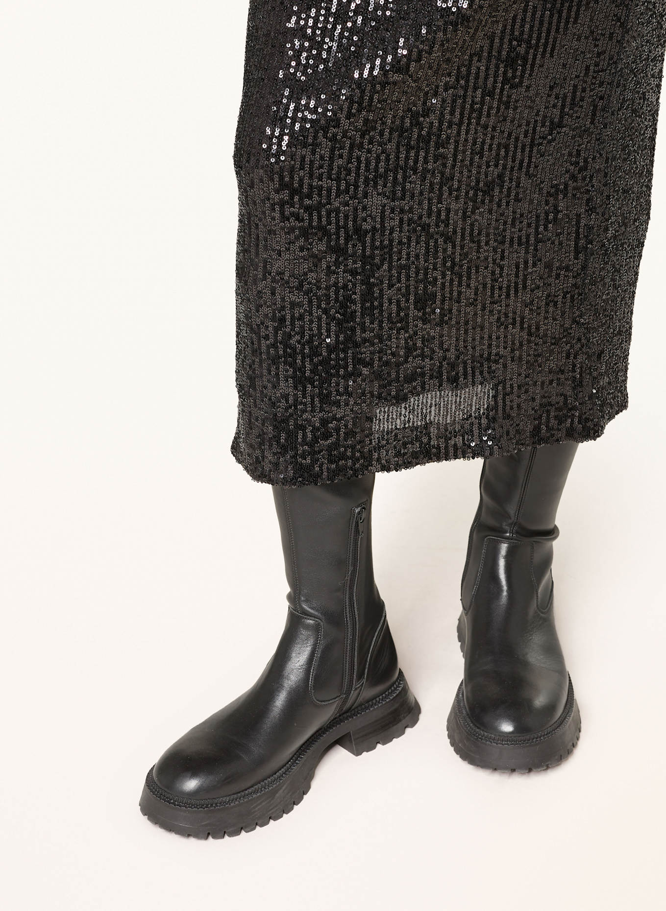 WEEKEND Max Mara Rock OTTELIA mit Pailletten: SCHWARZ