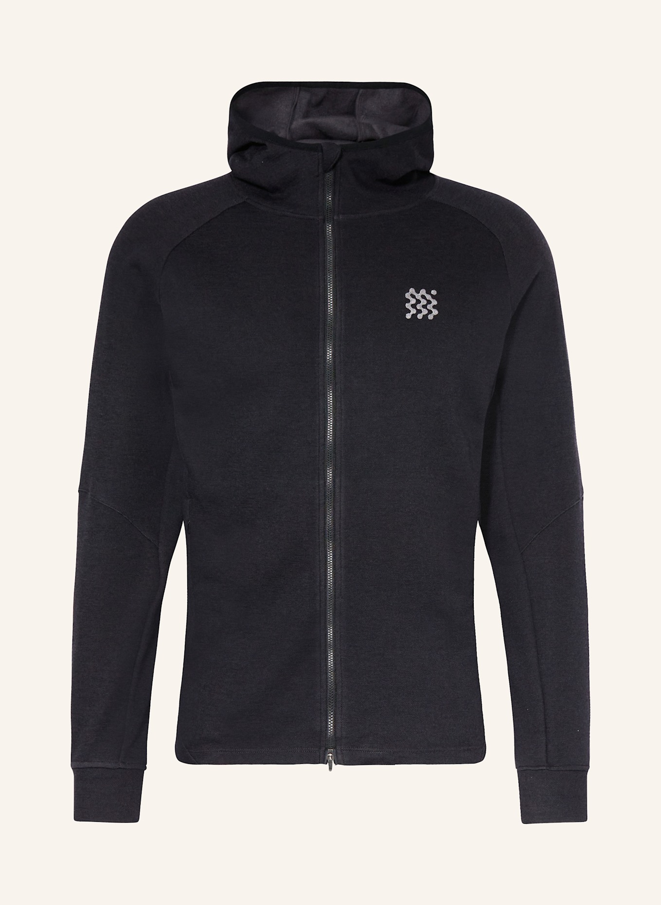 MANORS Kurtka treningowa ECYCELED TECH: CZARNY