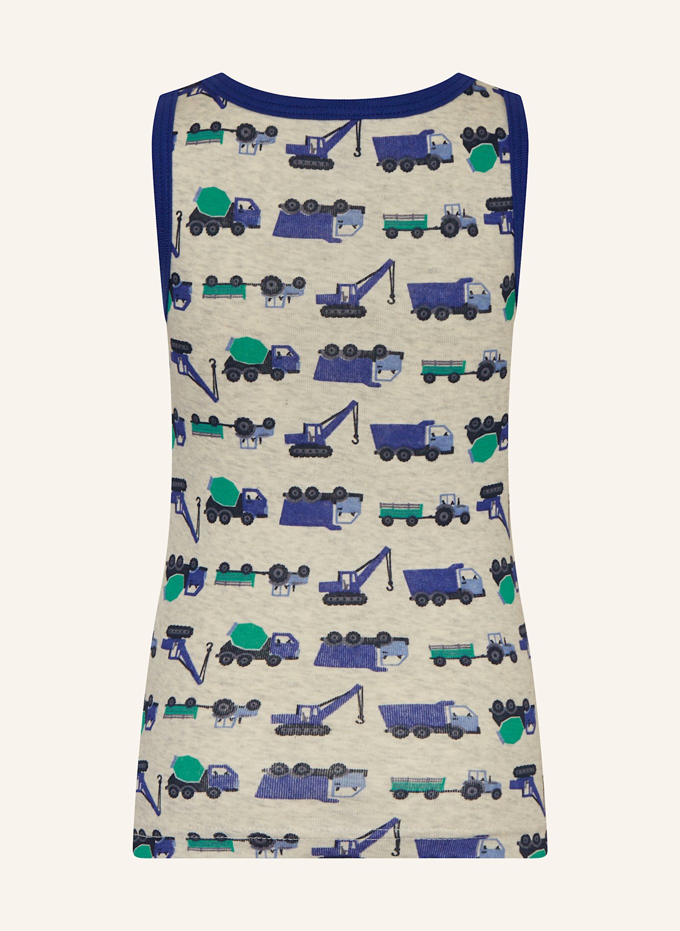 Sanetta 2er-Pack Unterhemden: BLAU / HELLGRAU