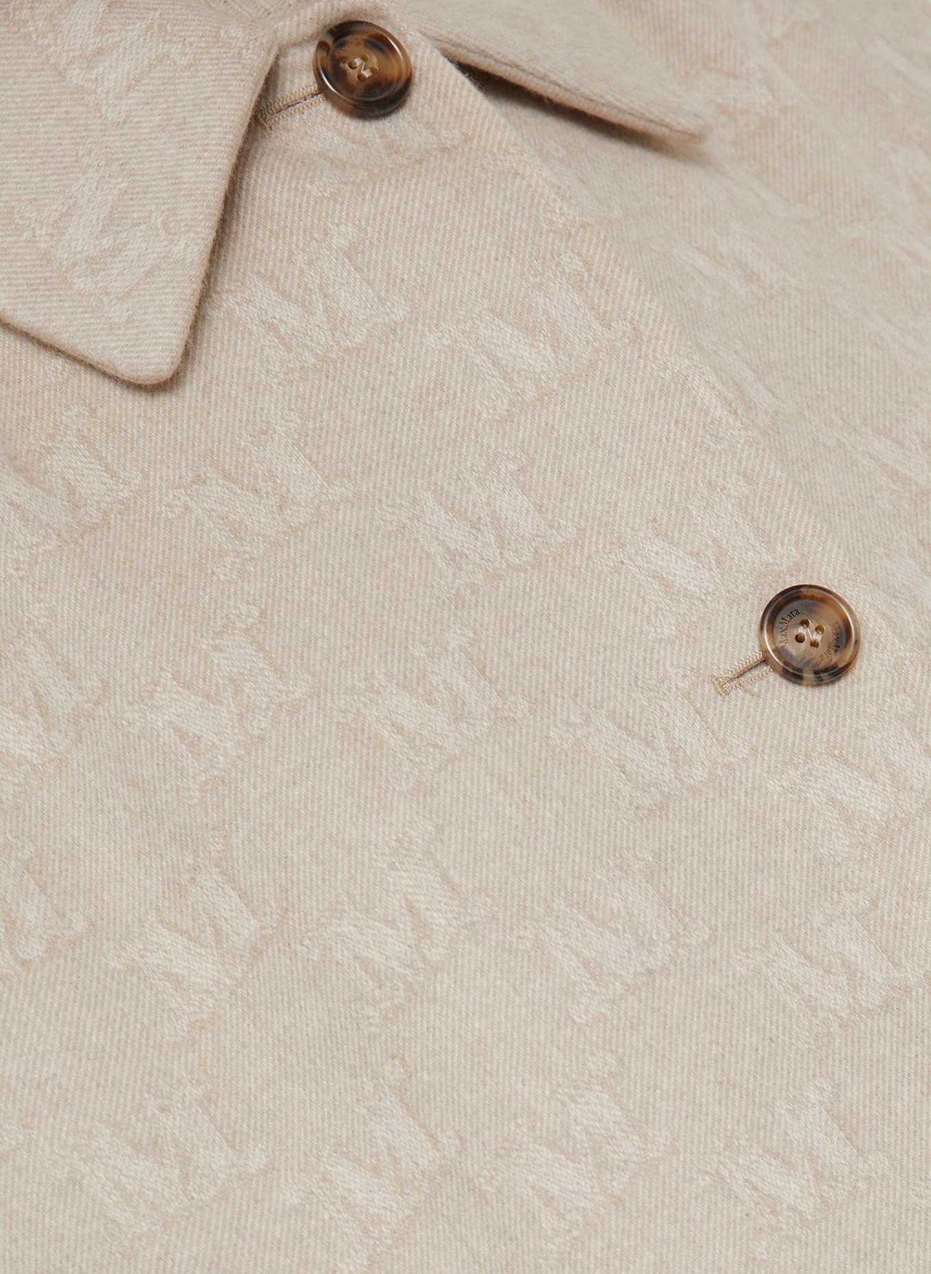 【送料&関税込】Max Mara Jago Logo Long Cape Max Mara Cape JAGO with silk in cream