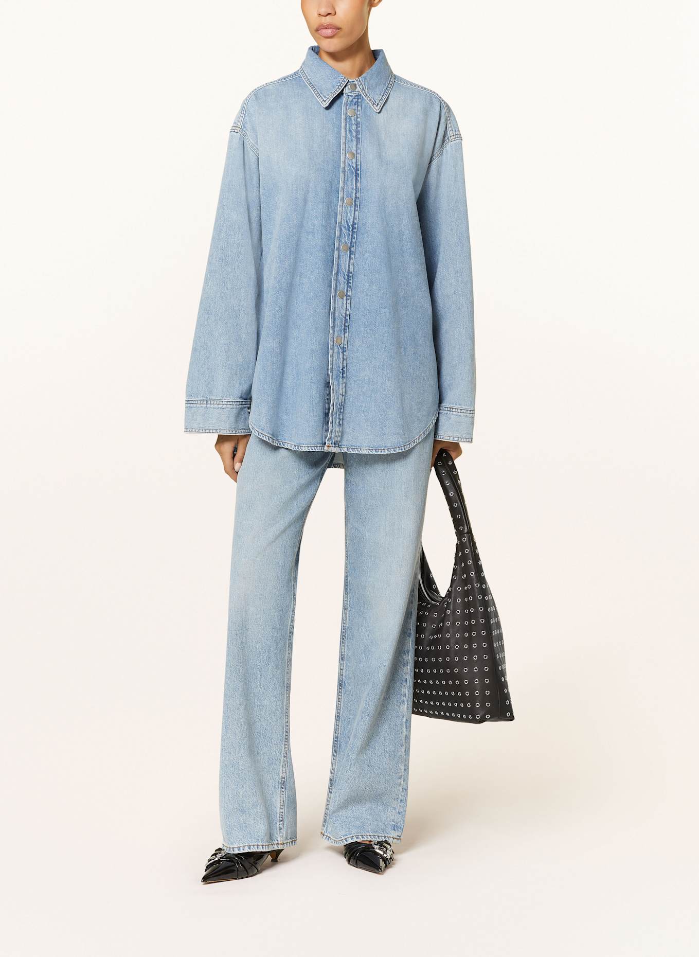 HAIKURE Oversized-Jeansbluse NEW OFELIA, Farbe: HELLBLAU (Bild 2)
