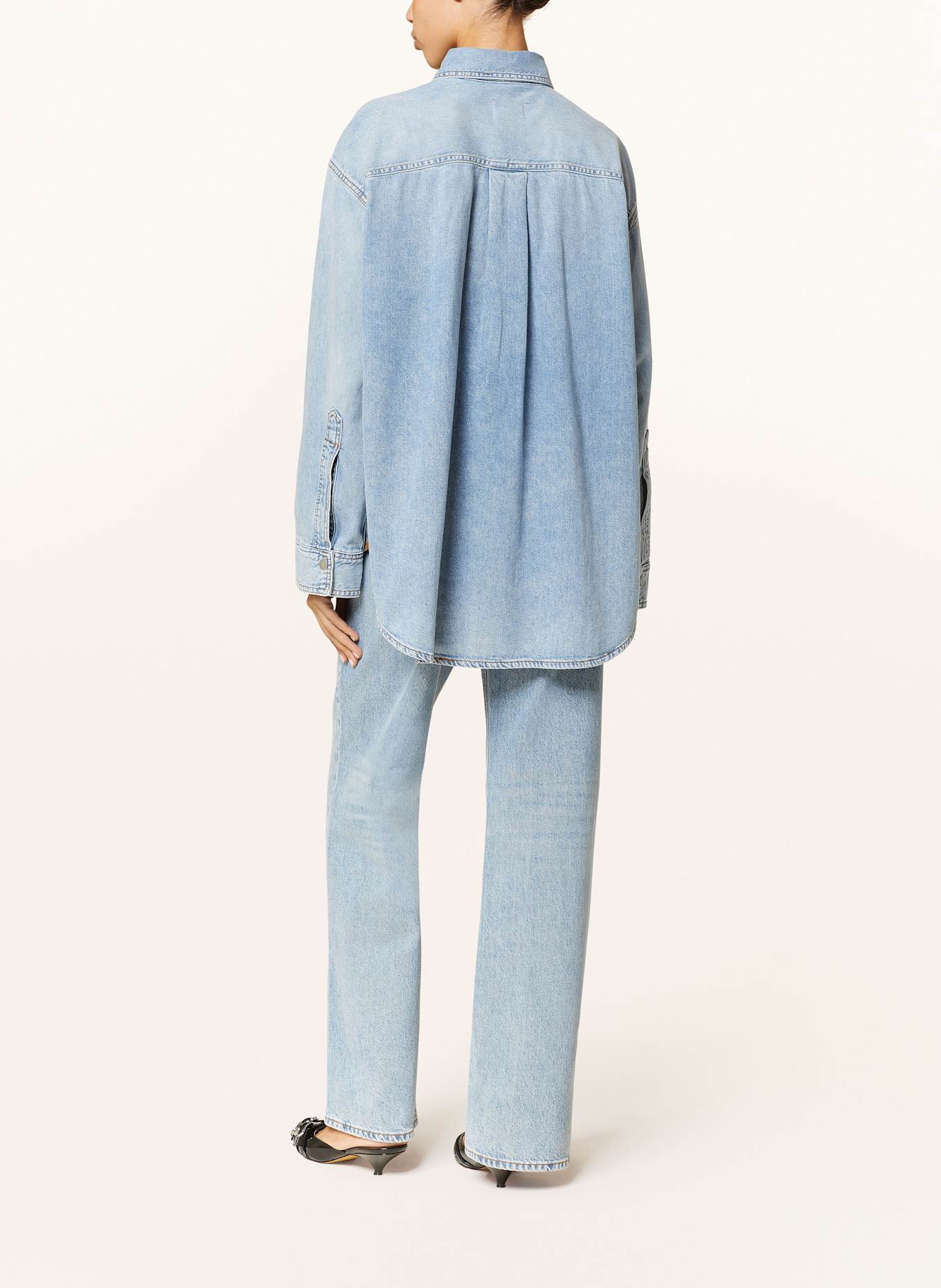 HAIKURE Oversized-Jeansbluse NEW OFELIA, Farbe: HELLBLAU (Bild 3)