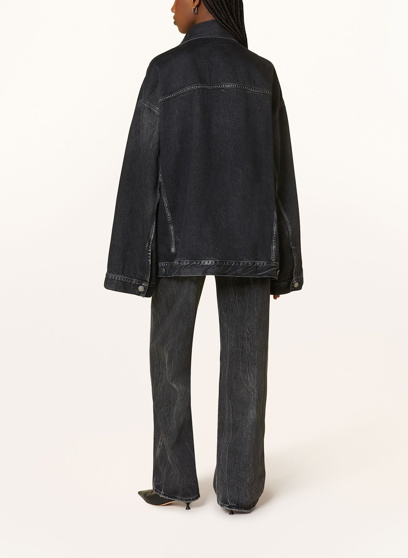 HAIKURE Straight Jeans WINONA: L.790 SPIDER BLACK