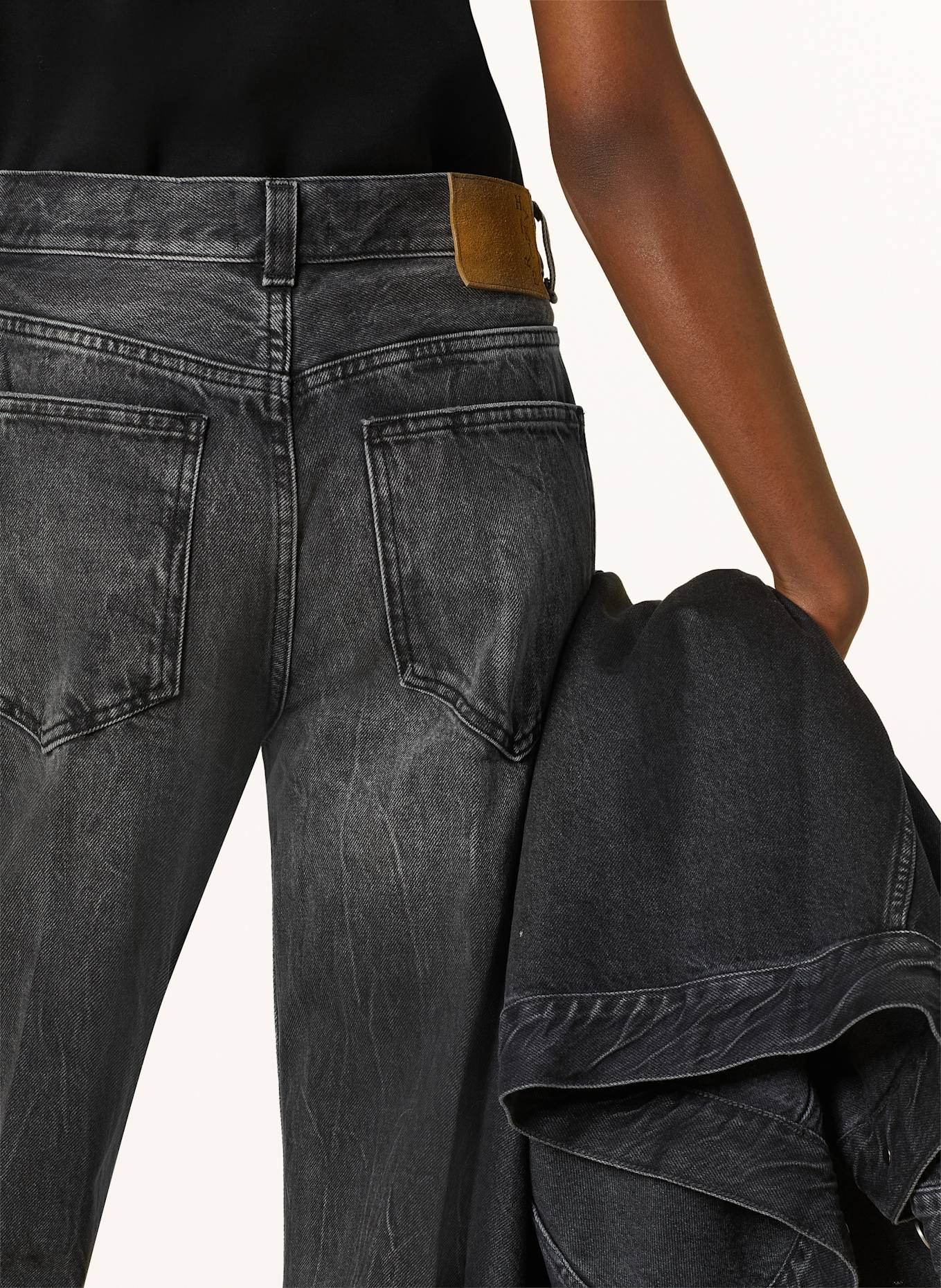 HAIKURE Straight Jeans WINONA: L.790 SPIDER BLACK