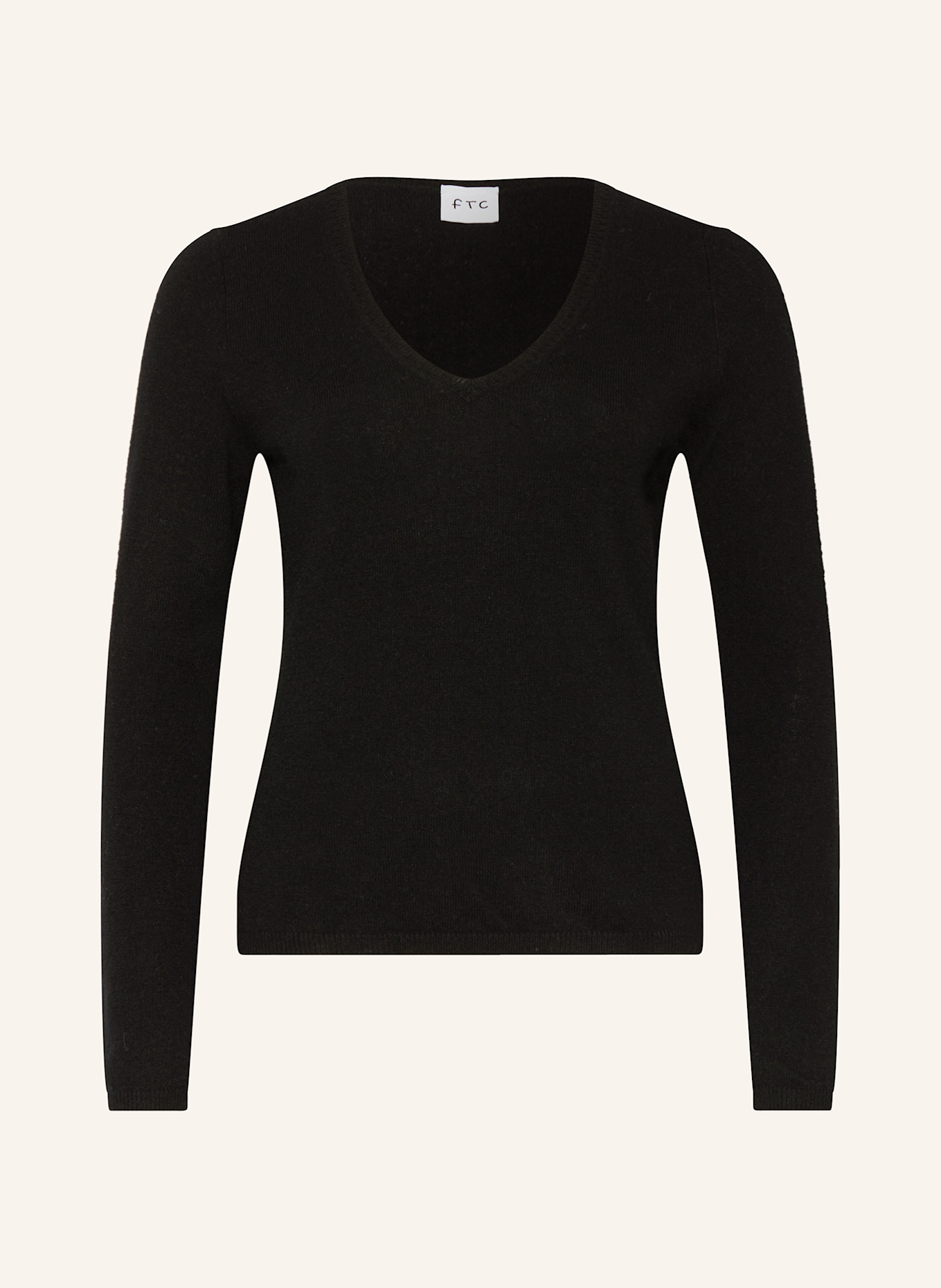 FTC CASHMERE Cashmere-Pullover: SCHWARZ