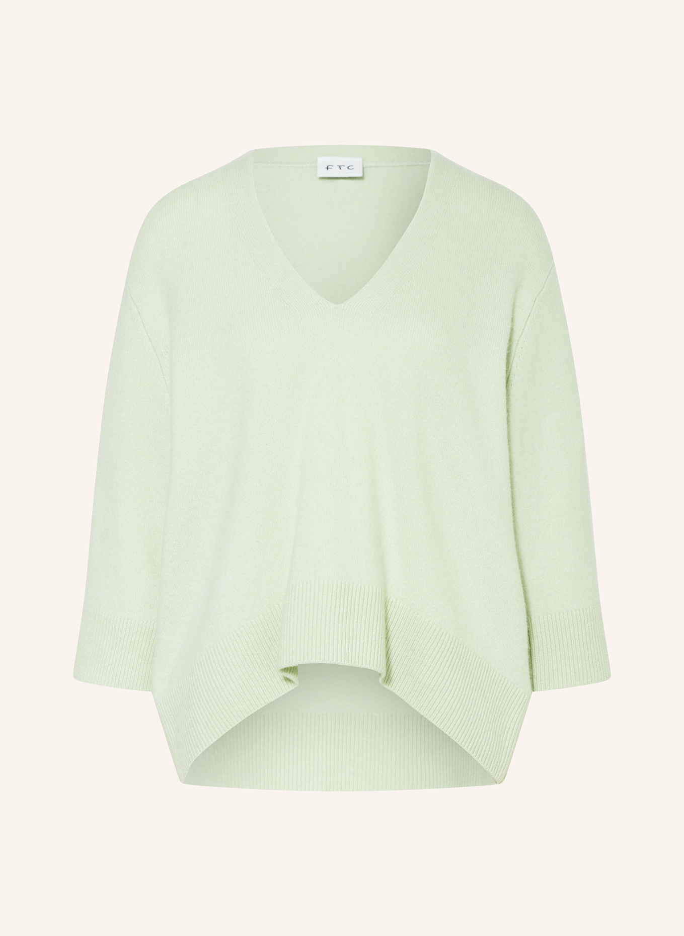 FTC CASHMERE Strickshirt aus Cashmere: MINT