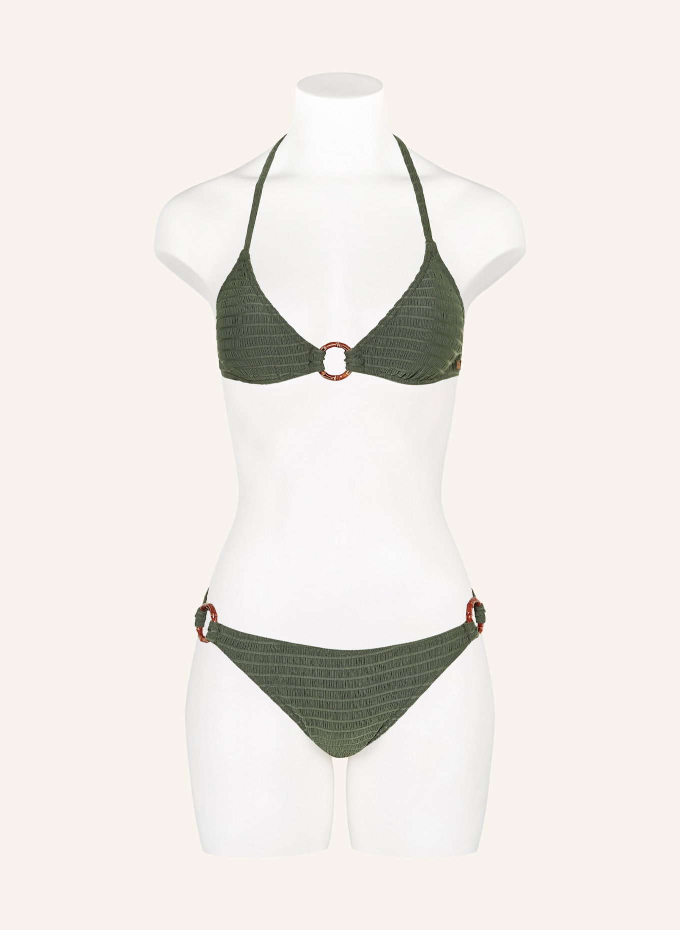 BANANA MOON Triangel-Bikini-Top GROOVE DINEW: KHAKI