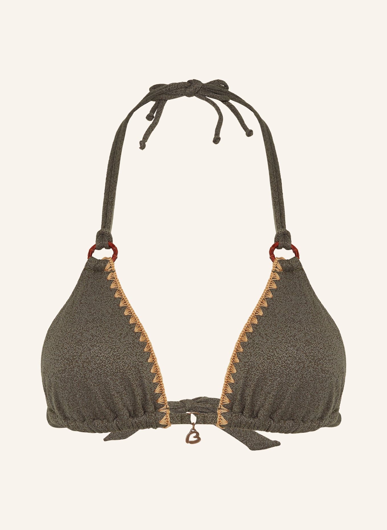 BANANA MOON Triangle bikini top SANTAFE YERO: KHAKI