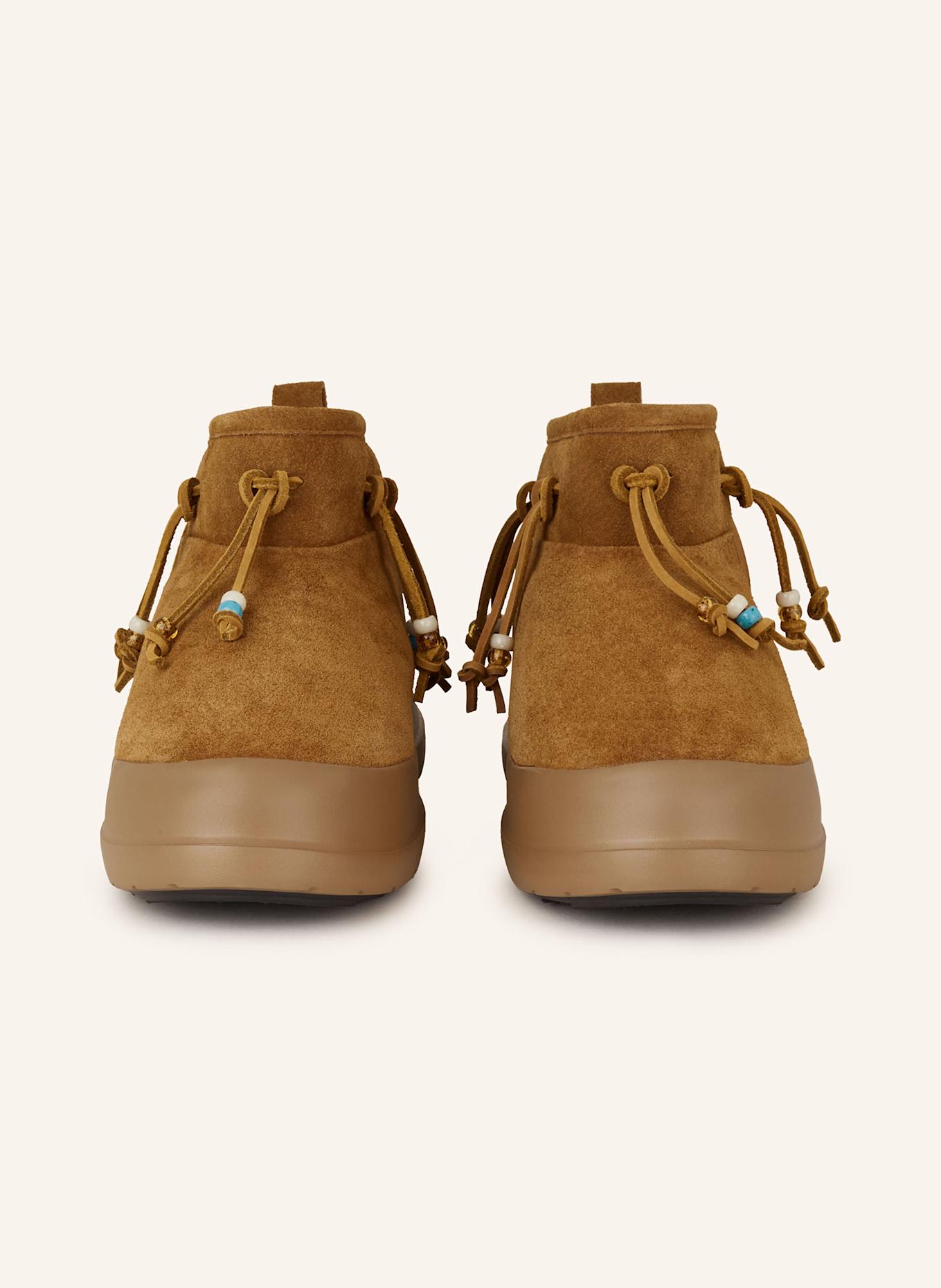 MOON BOOT Moon Boots LUNA LOW: COGNAC