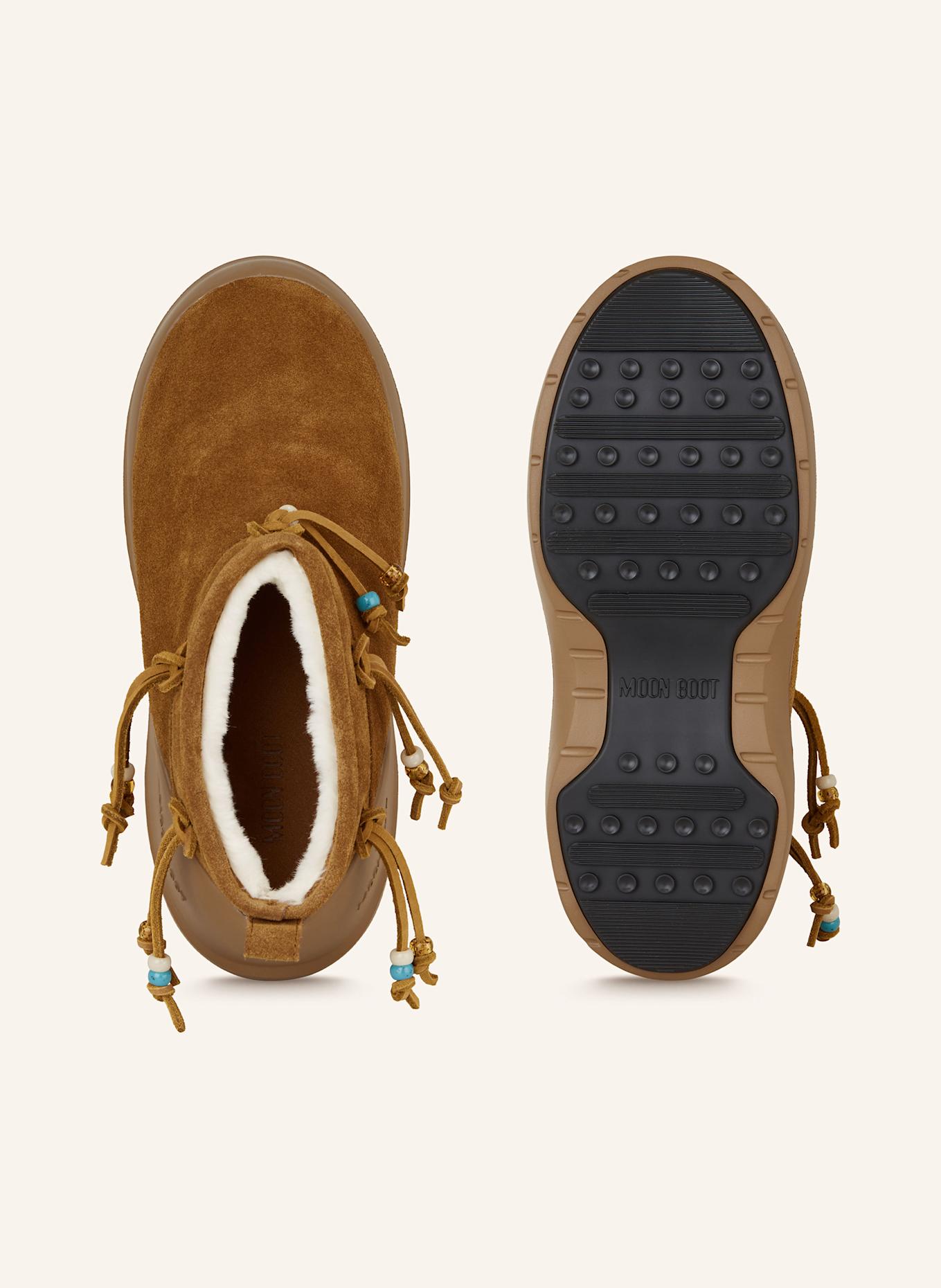 MOON BOOT Moon Boots LUNA LOW: COGNAC