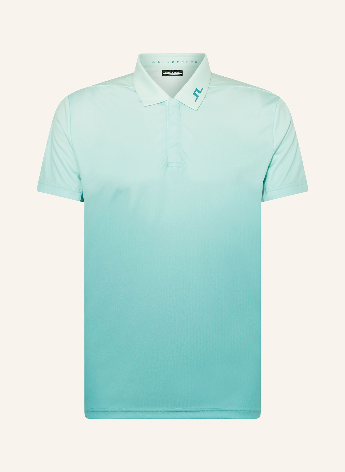 J.LINDEBERG Funktions-Poloshirt: MINT / GRÜN
