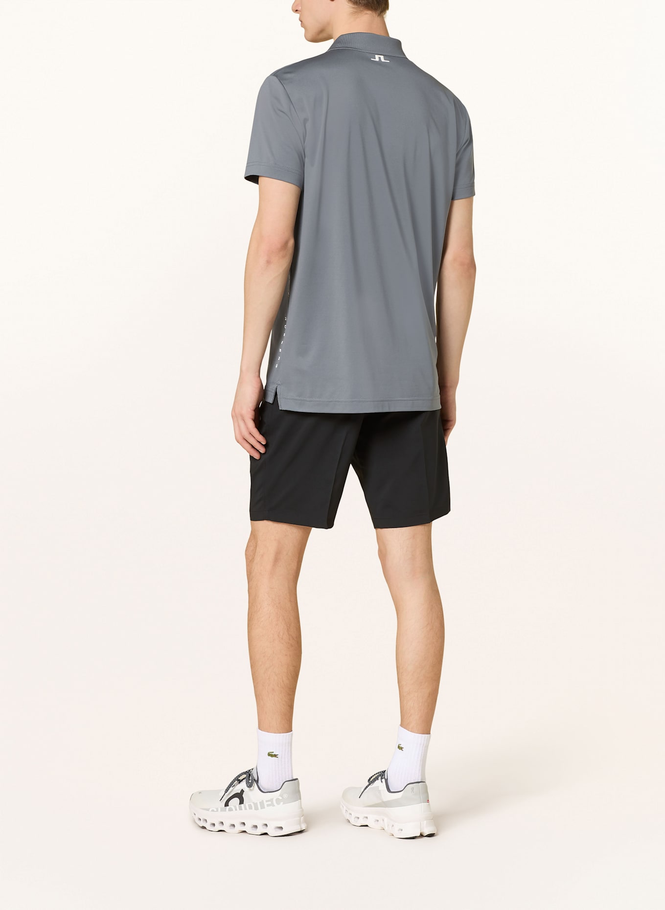 J.LINDEBERG Funkcyjna koszulka polo: SZARY