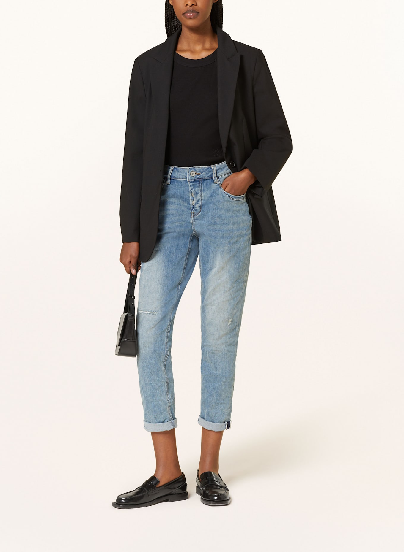 Buena Vista Jeansy 7/8 BALI: 9307 light repaired