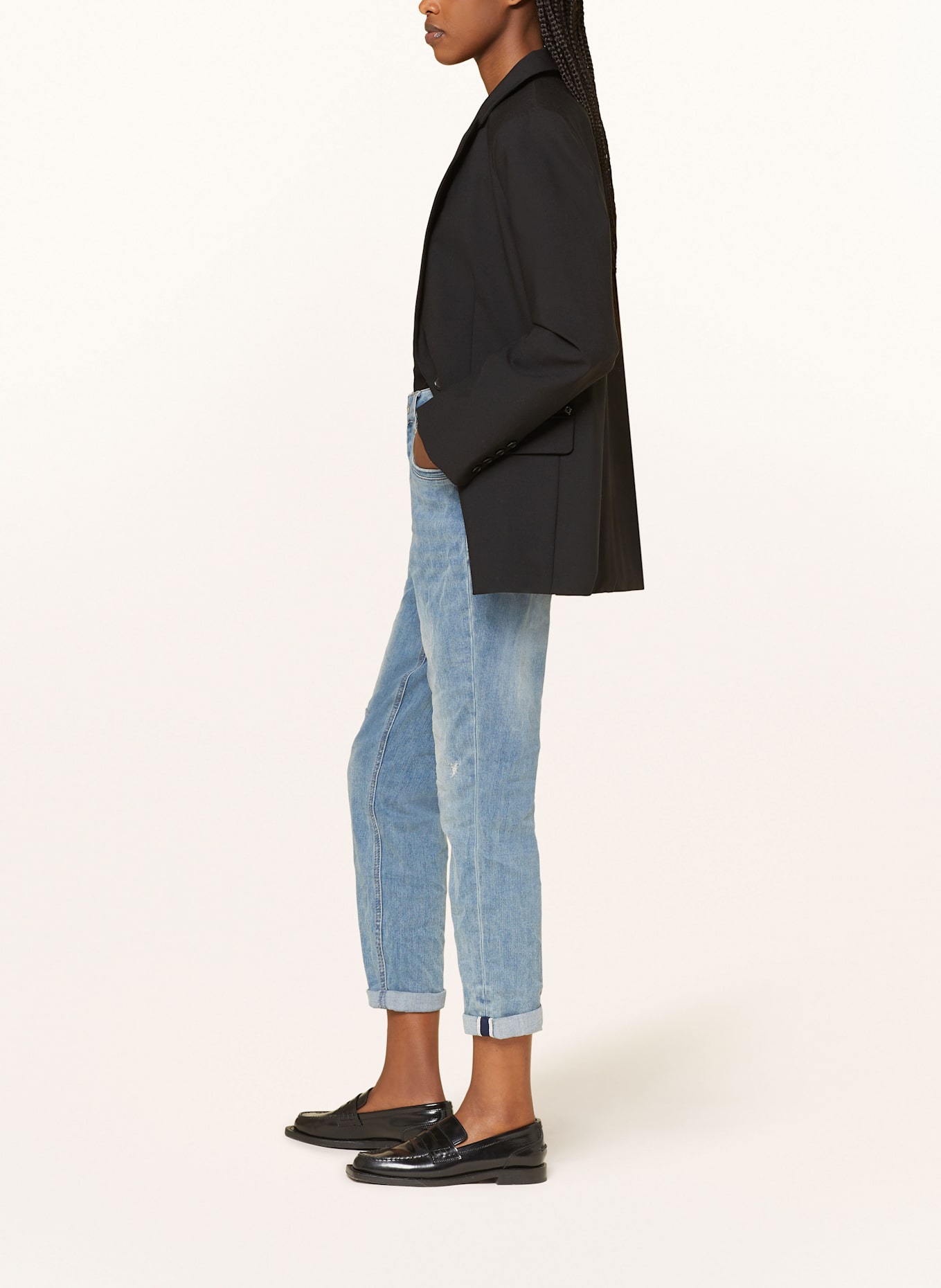 Buena Vista Jeansy 7/8 BALI: 9307 light repaired