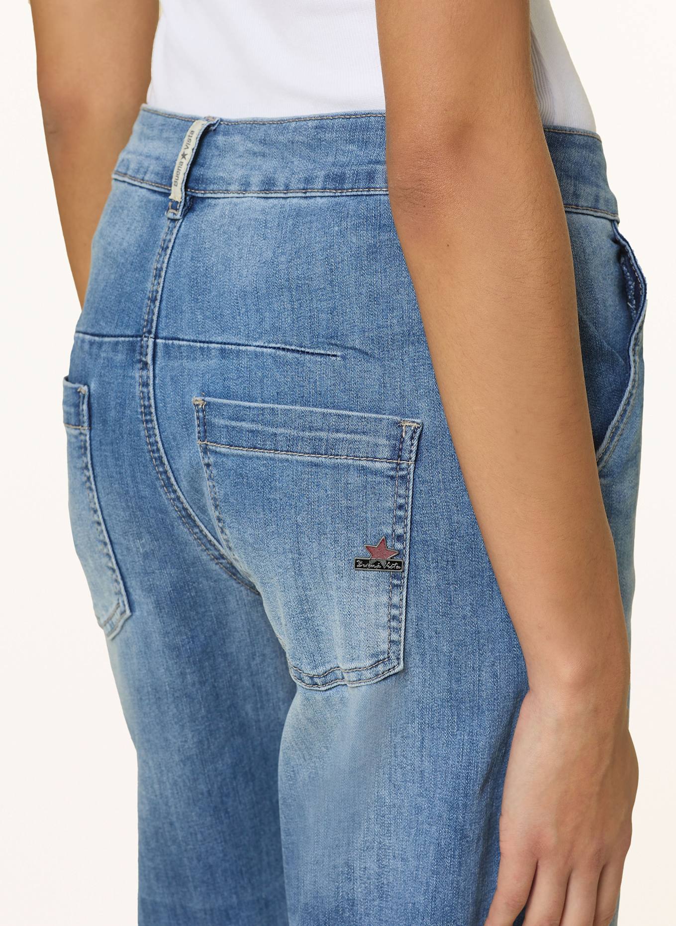 Buena Vista 7/8-Jeans BARREL: 4503 ocean blue