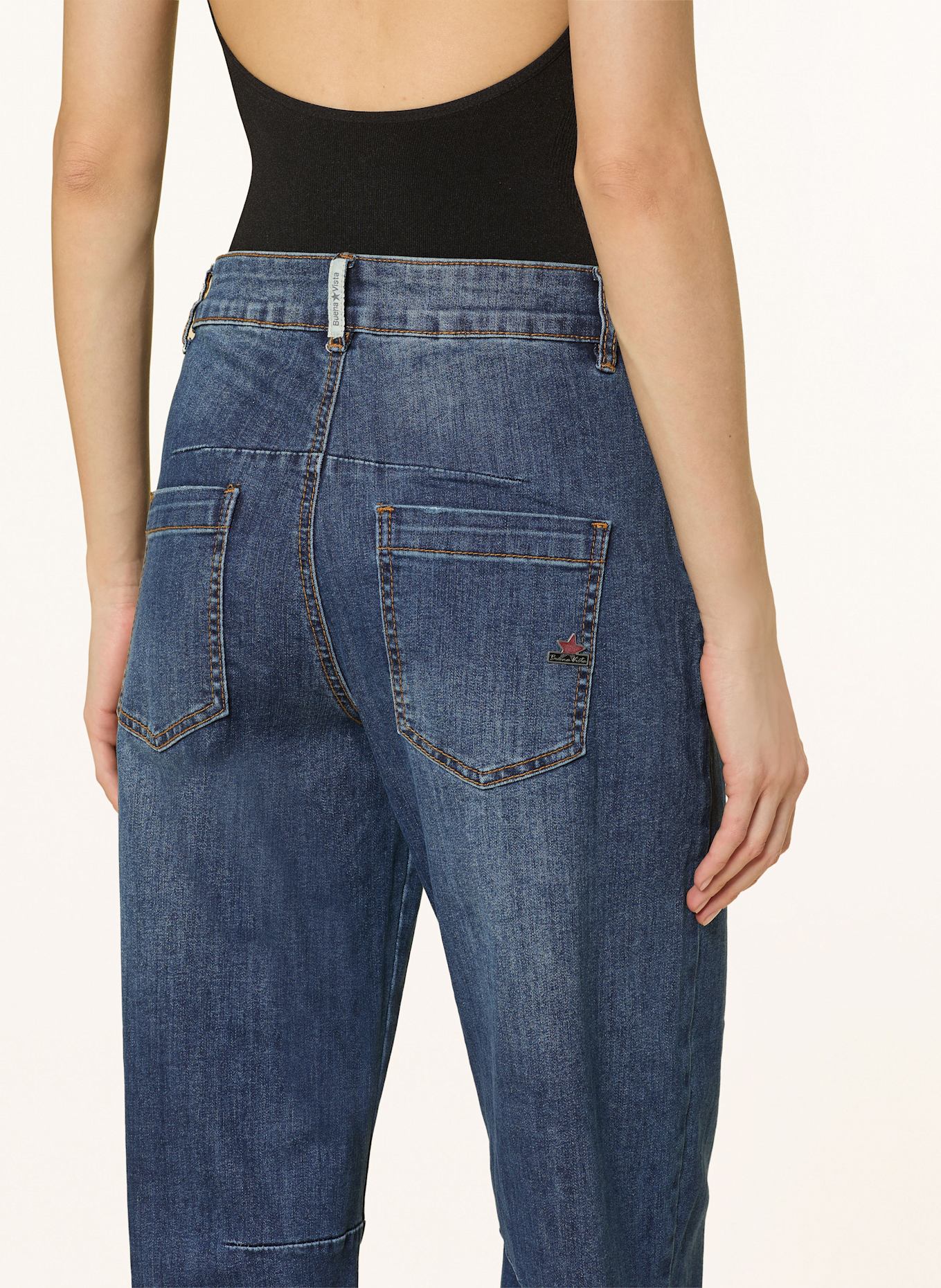 Buena Vista Mom espadrilles jeans BARREL: 8490 dark stone